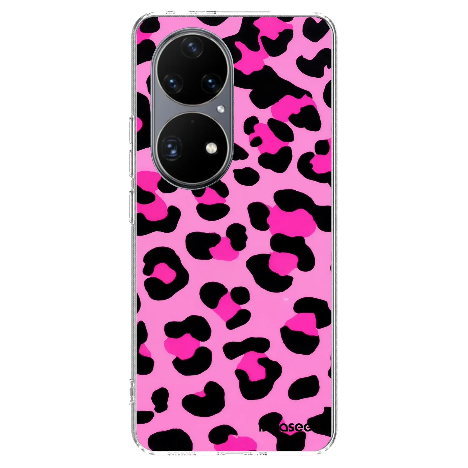 Picasee silikonový průhledný obal pro Huawei P50 - Pink Tiger