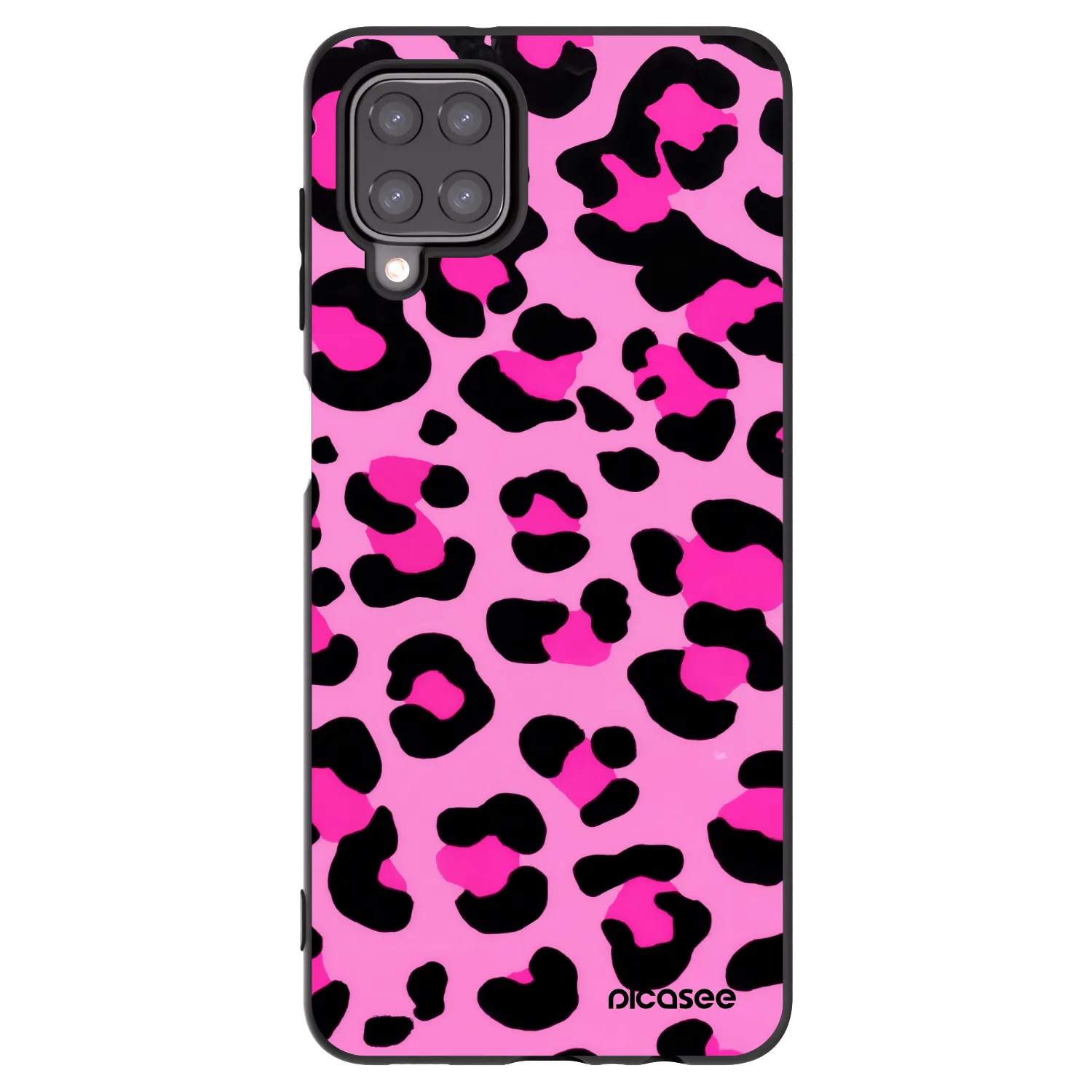Picasee silikonový černý obal pro Samsung Galaxy M12 M127F - Pink Tiger