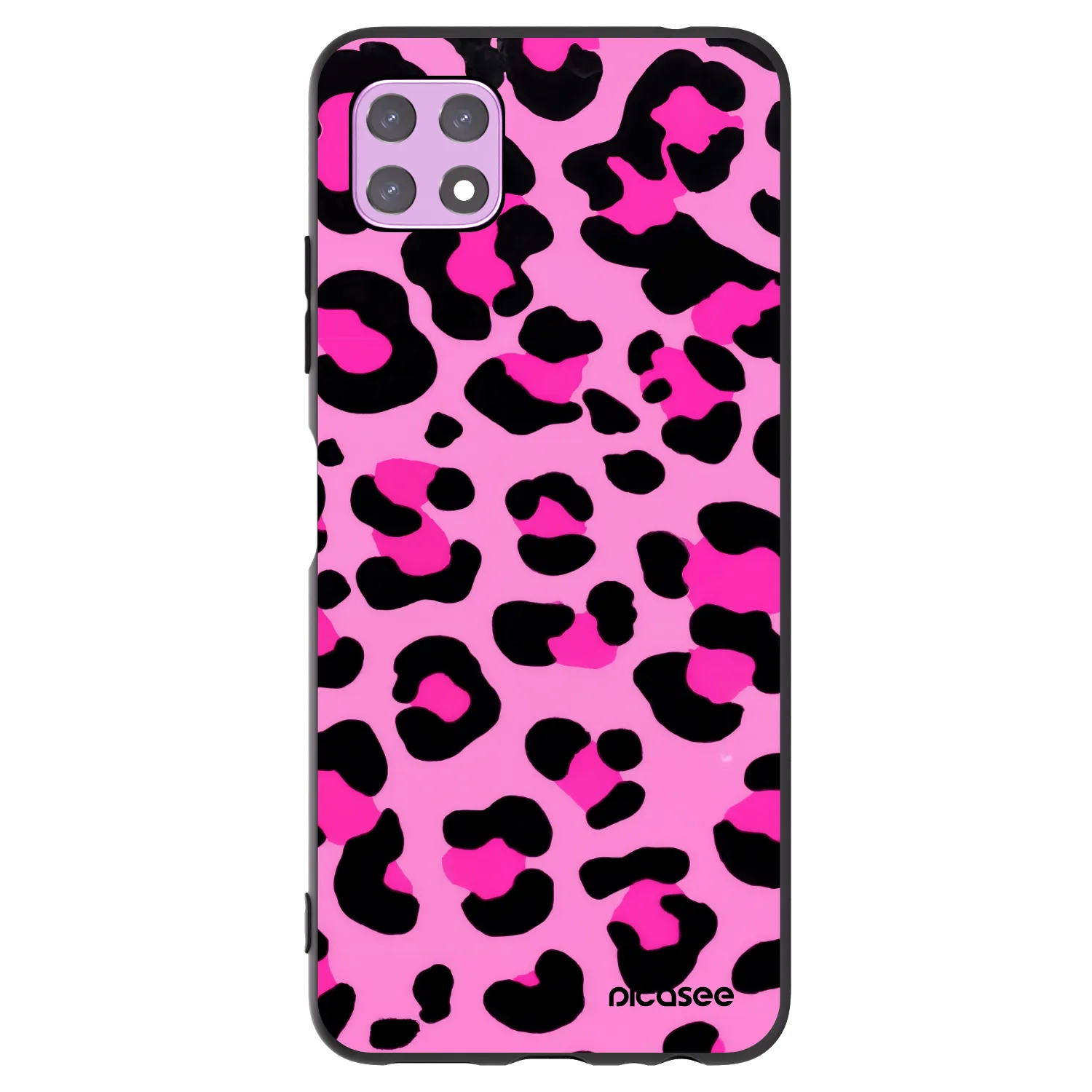 Picasee silikonový černý obal pro Samsung Galaxy A22 A226B 5G - Pink Tiger
