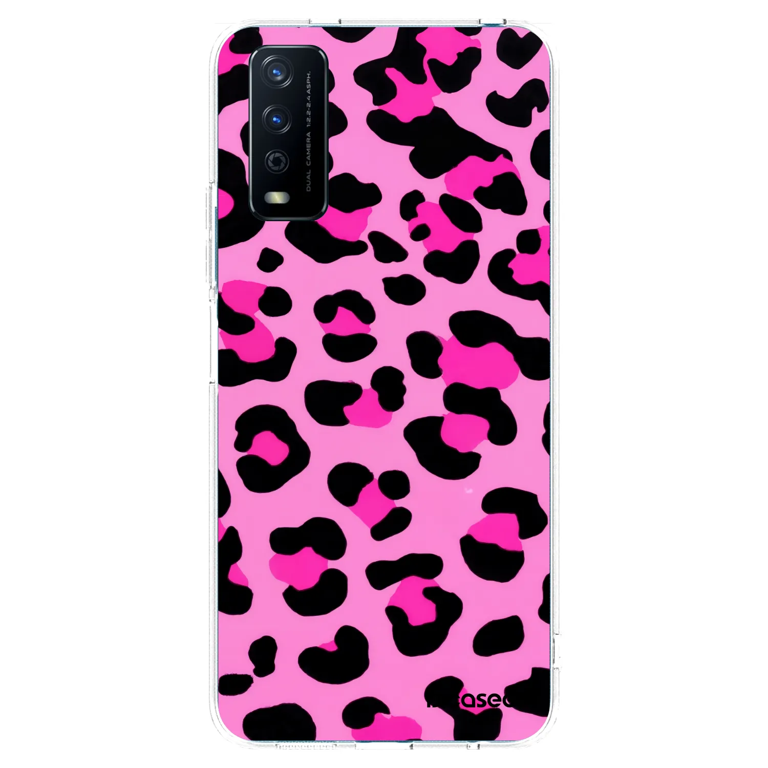 Picasee silikonový průhledný obal pro Vivo Y11s - Pink Tiger