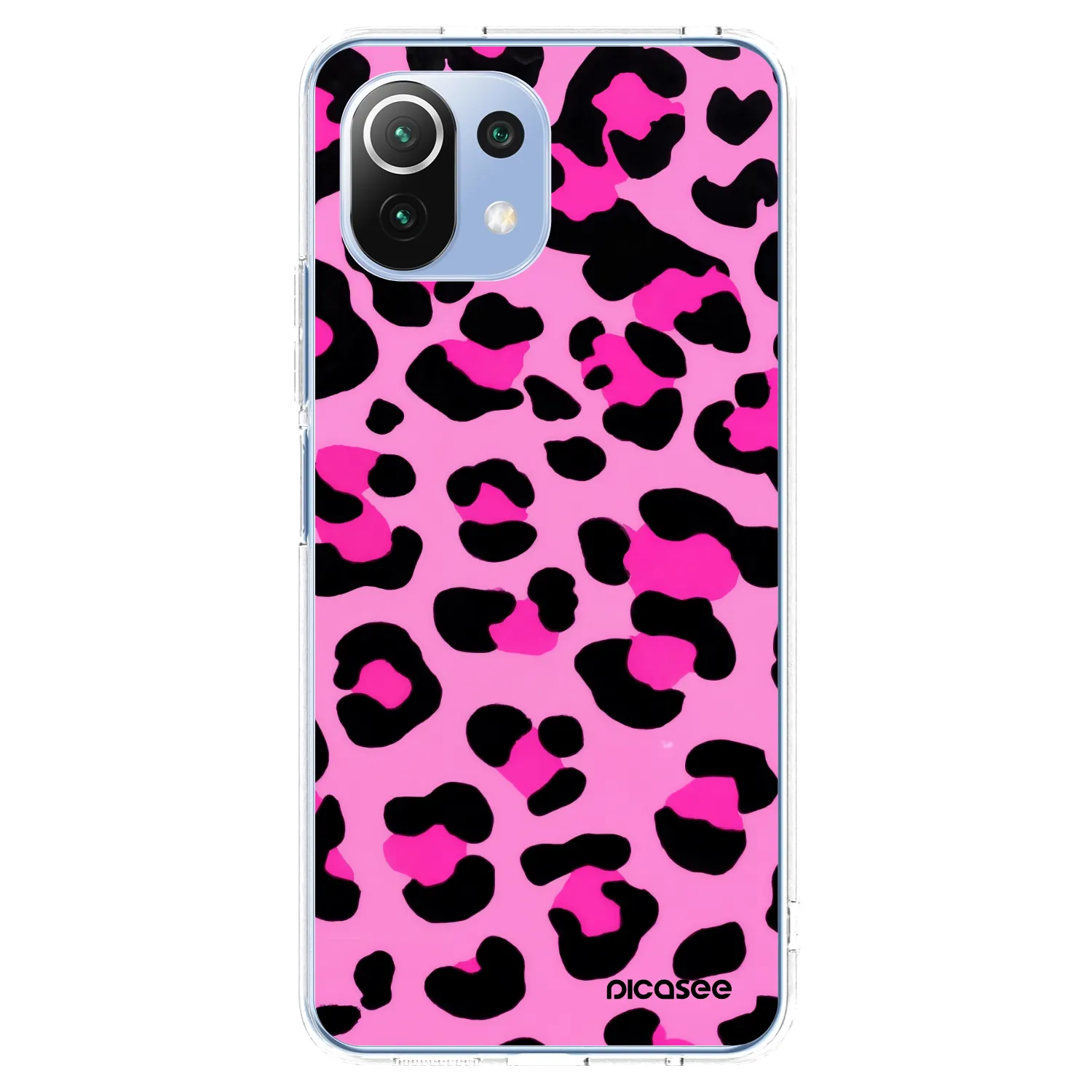 Picasee silikonový průhledný obal pro Xiaomi 11 Lite 5G NE - Pink Tiger