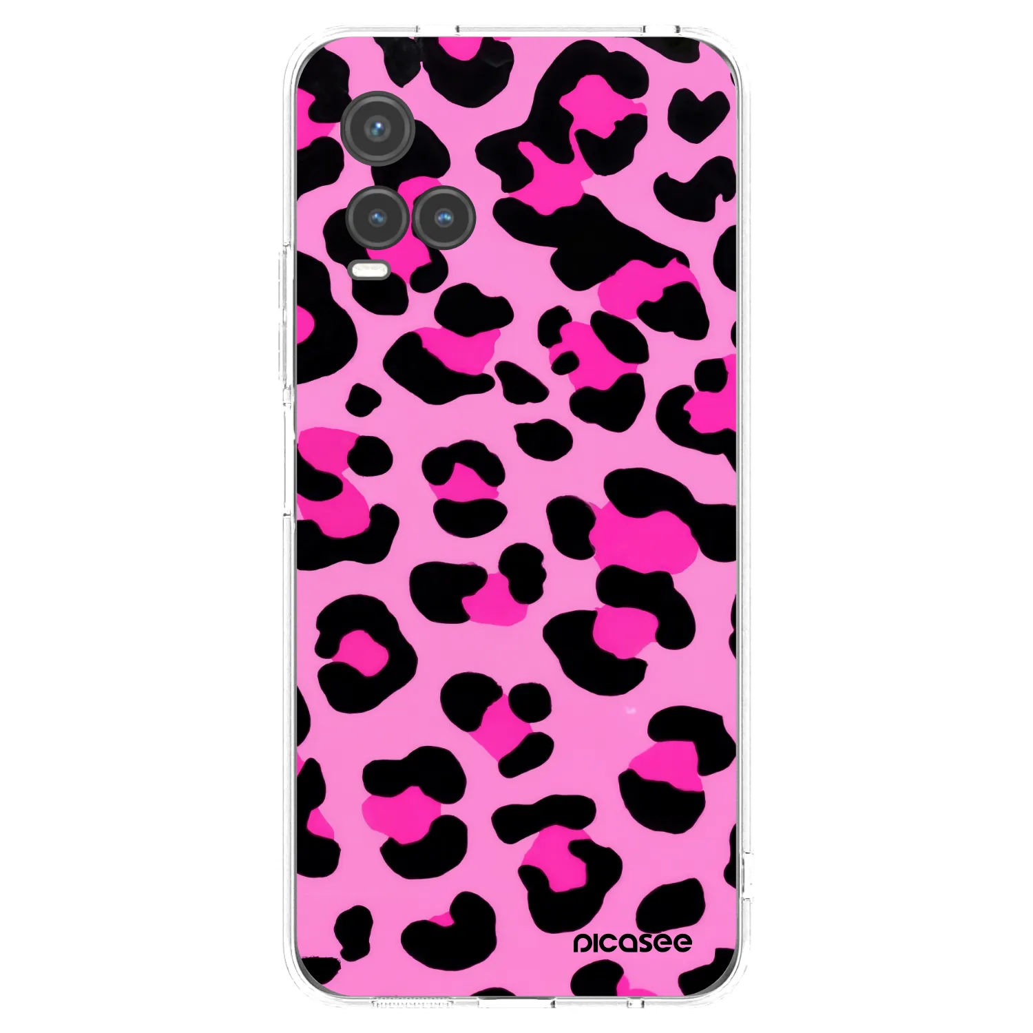 Picasee silikonový průhledný obal pro Vivo Y33s - Pink Tiger