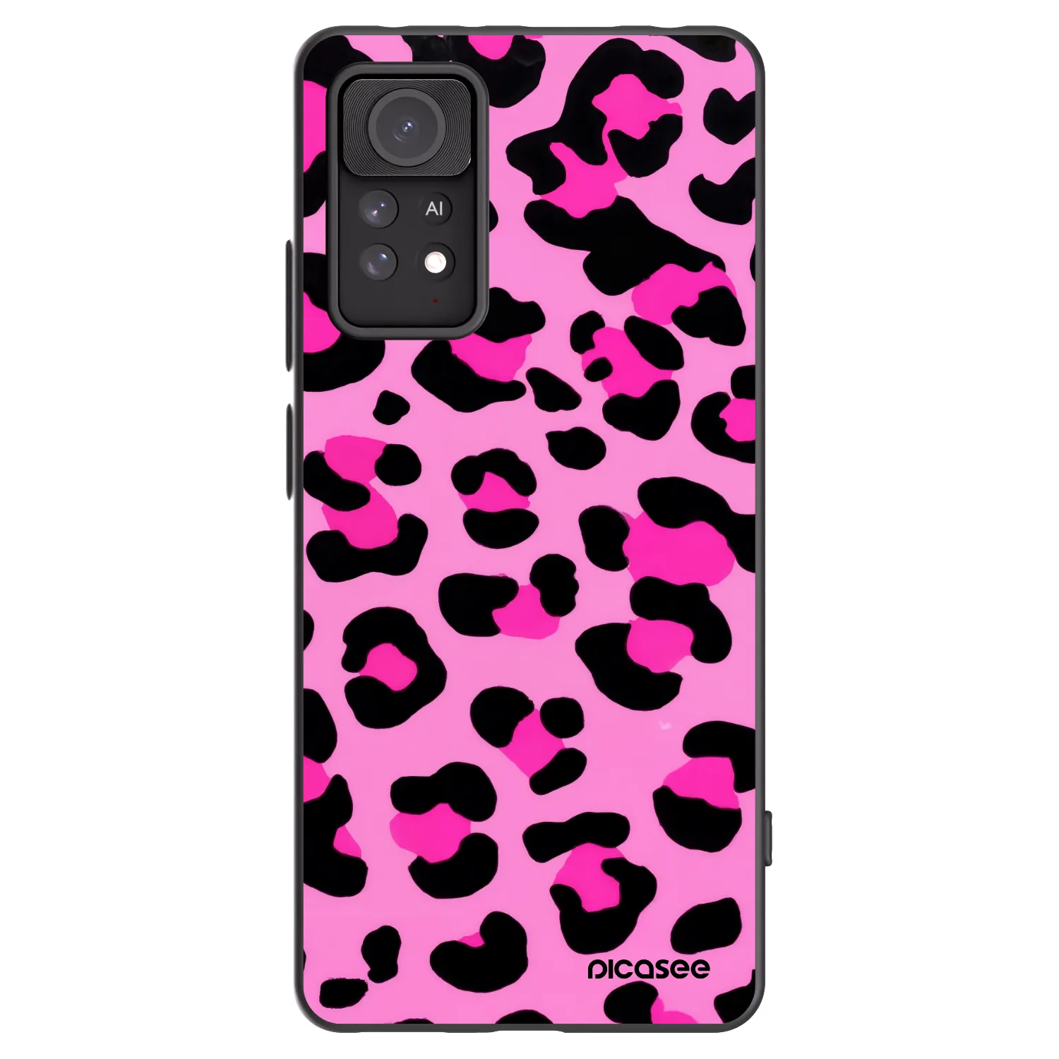 Picasee silikonový černý obal pro Xiaomi Redmi Note 11 Pro 5G - Pink Tiger