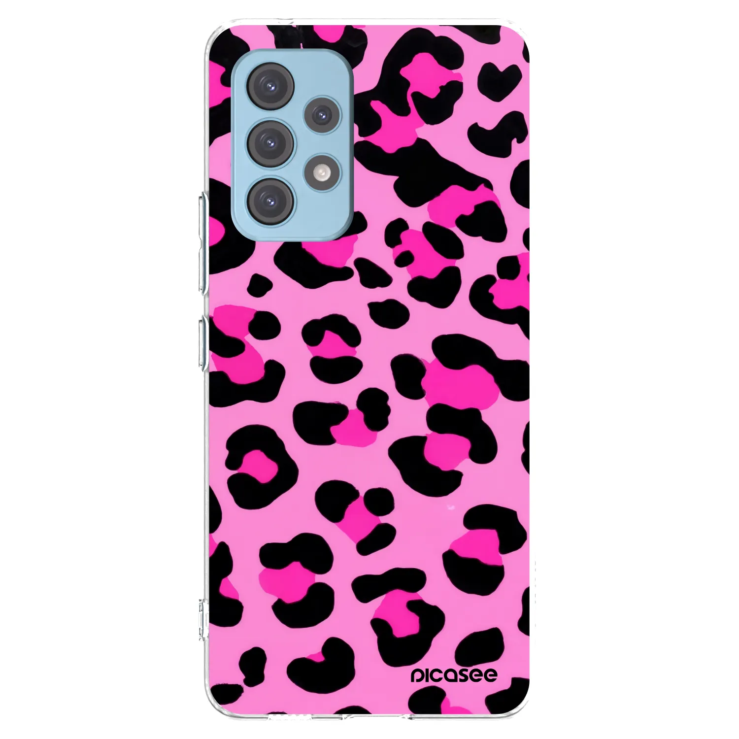 Picasee silikonový průhledný obal pro Samsung Galaxy A53 5G A536 - Pink Tiger