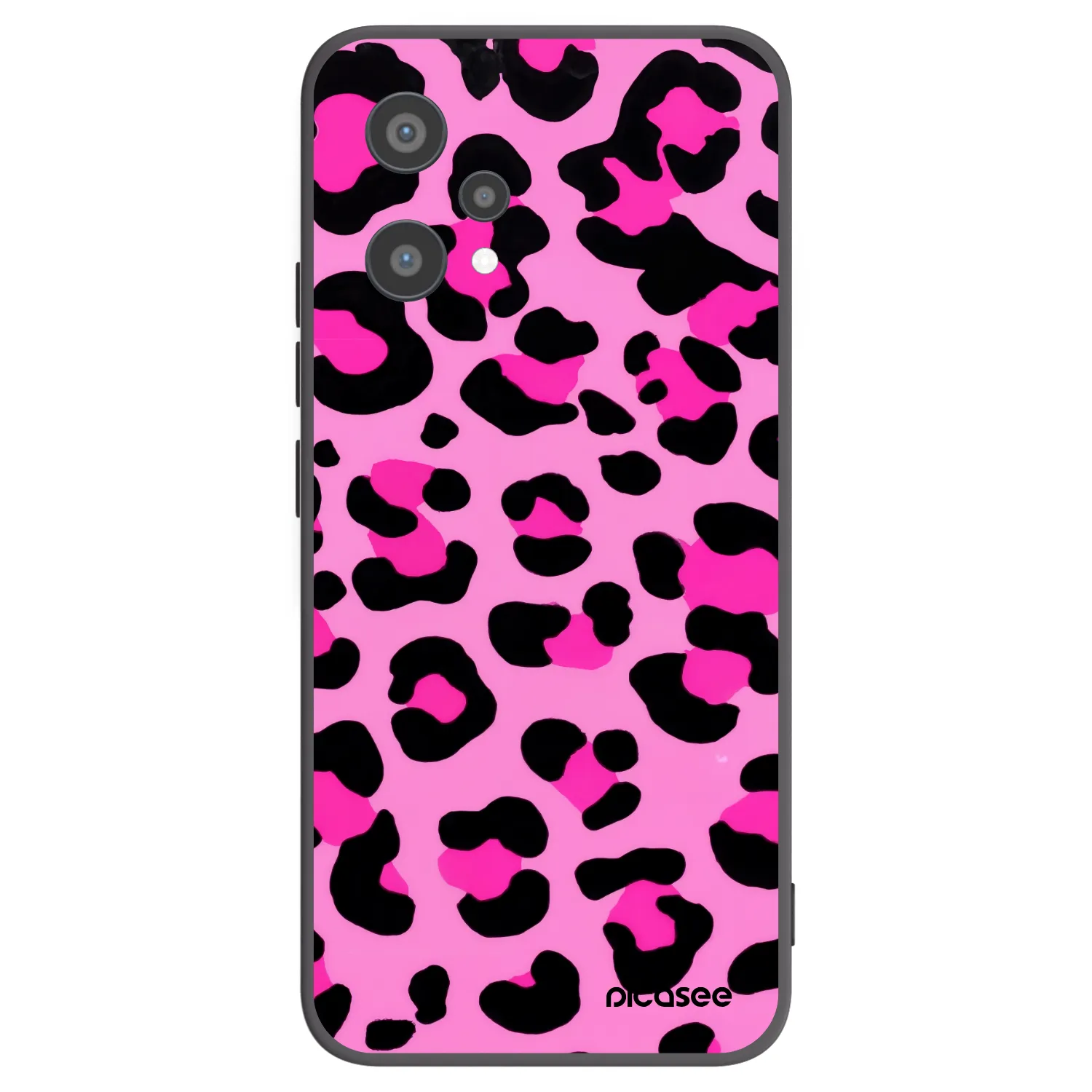 Picasee silikonový černý obal pro Realme 9 Pro 5G - Pink Tiger