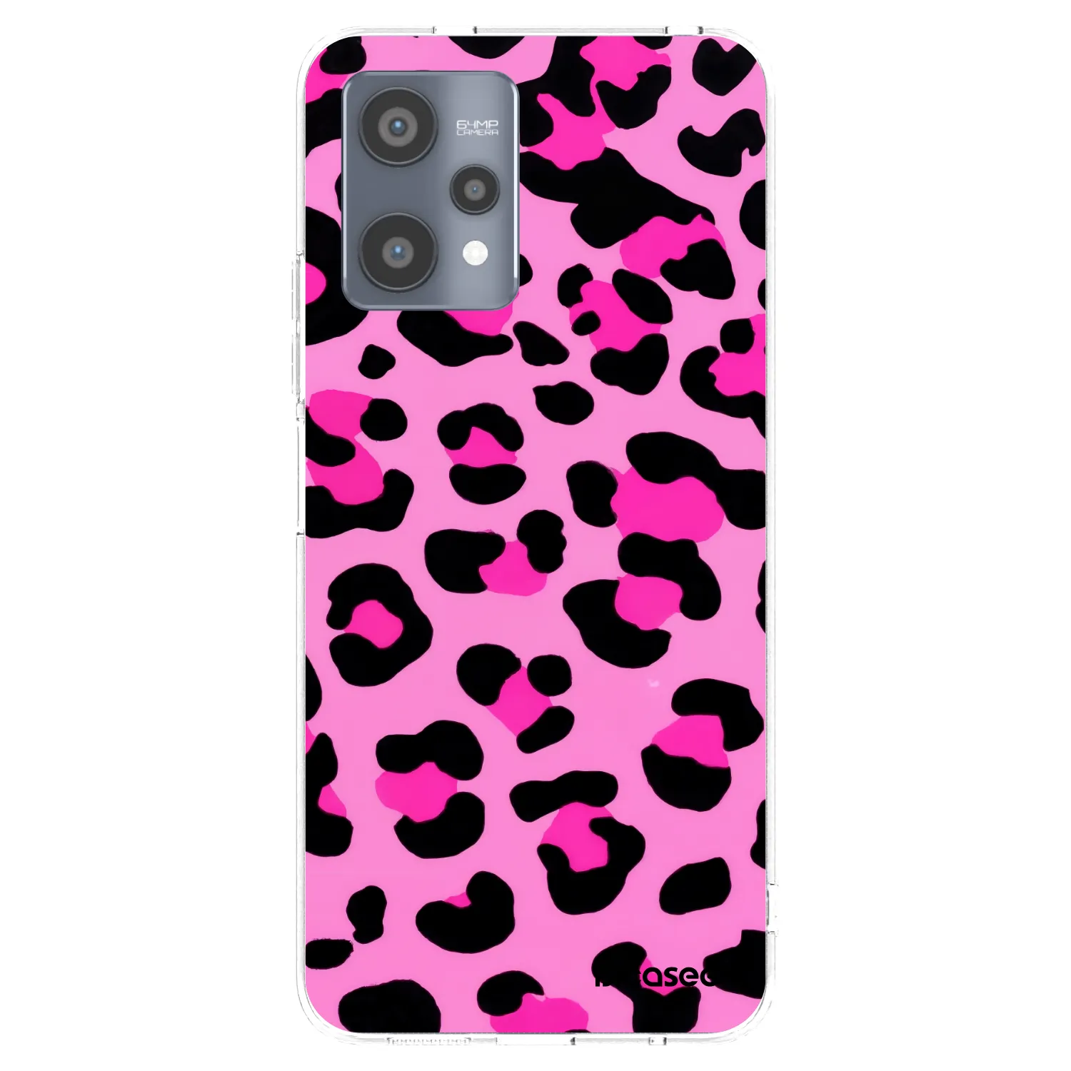 Picasee silikonový průhledný obal pro Realme 9 Pro 5G - Pink Tiger