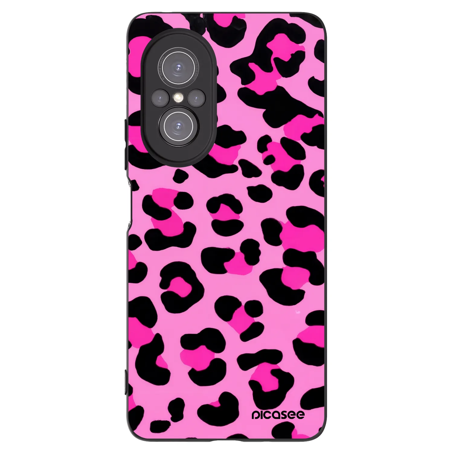 Picasee silikonový černý obal pro Huawei Nova 9 SE - Pink Tiger
