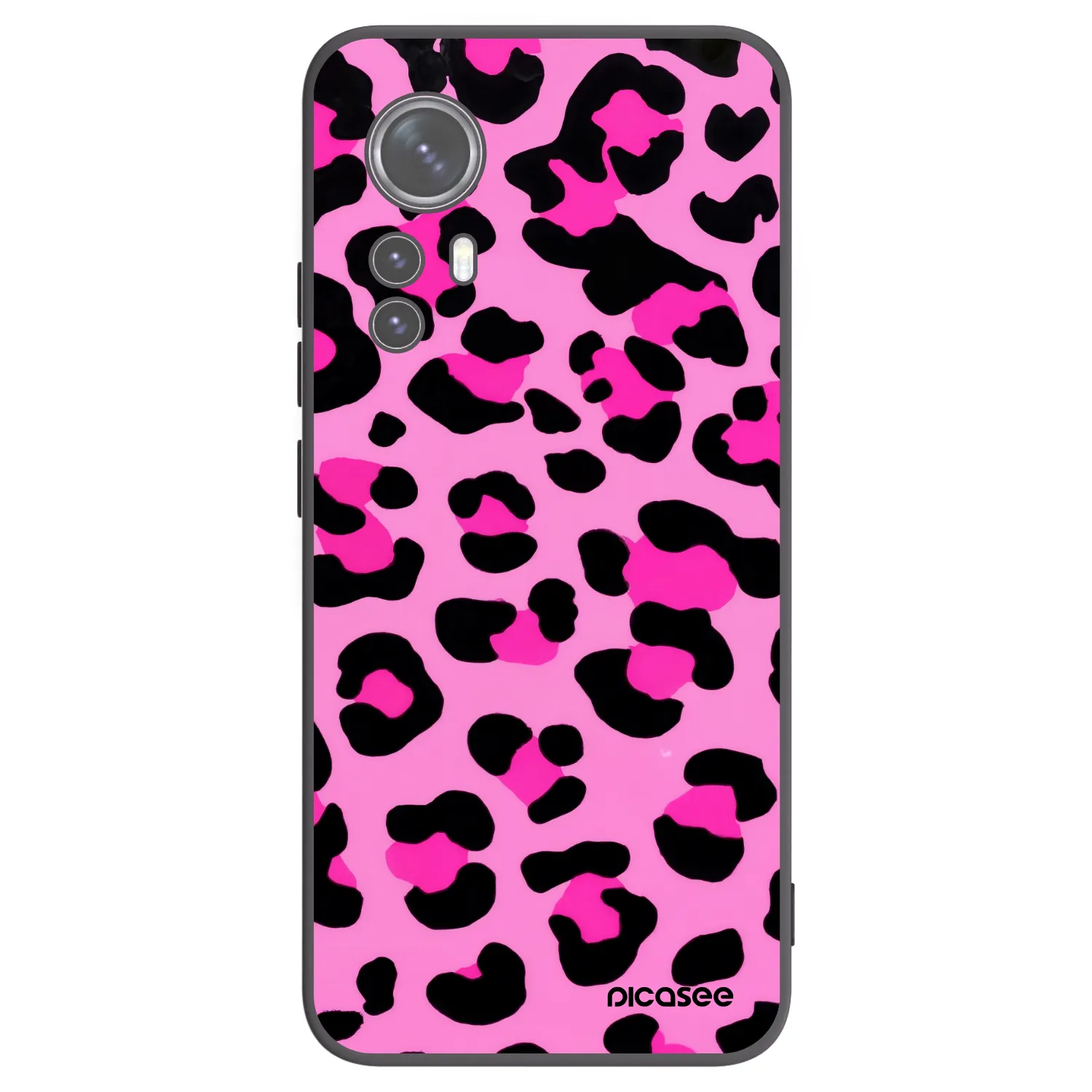 Picasee silikonový černý obal pro Xiaomi 12 - Pink Tiger