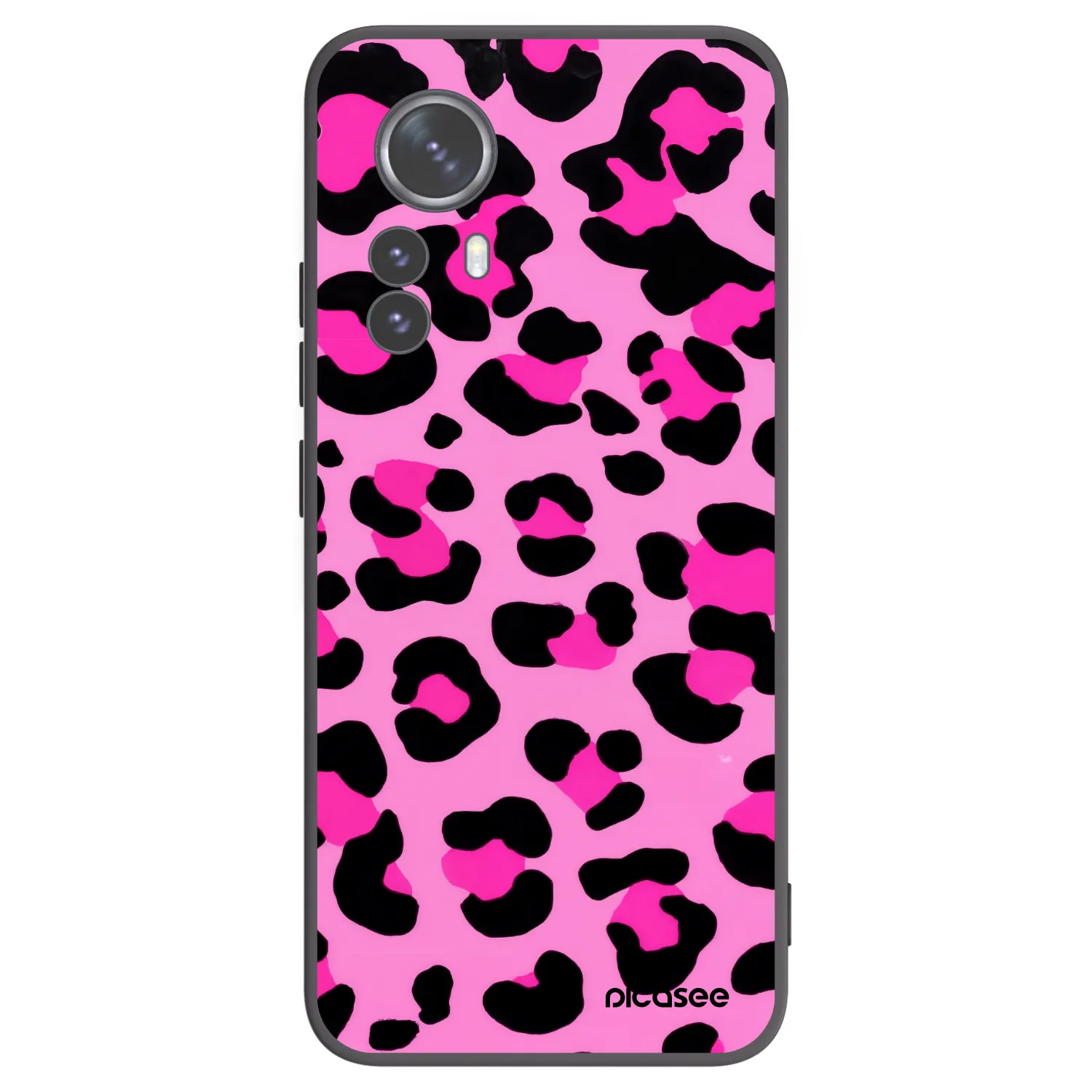 Picasee silikonový černý obal pro Xiaomi 12 Pro - Pink Tiger