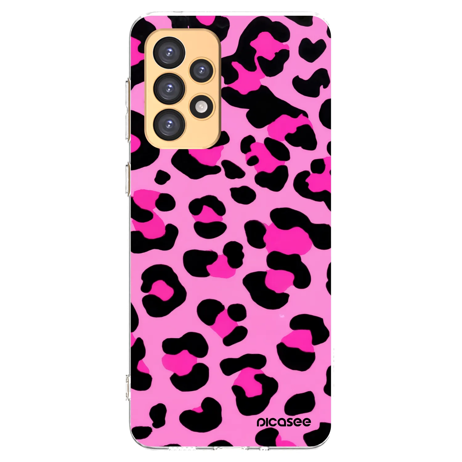 Picasee silikonový průhledný obal pro Samsung Galaxy A33 5G A336 - Pink Tiger