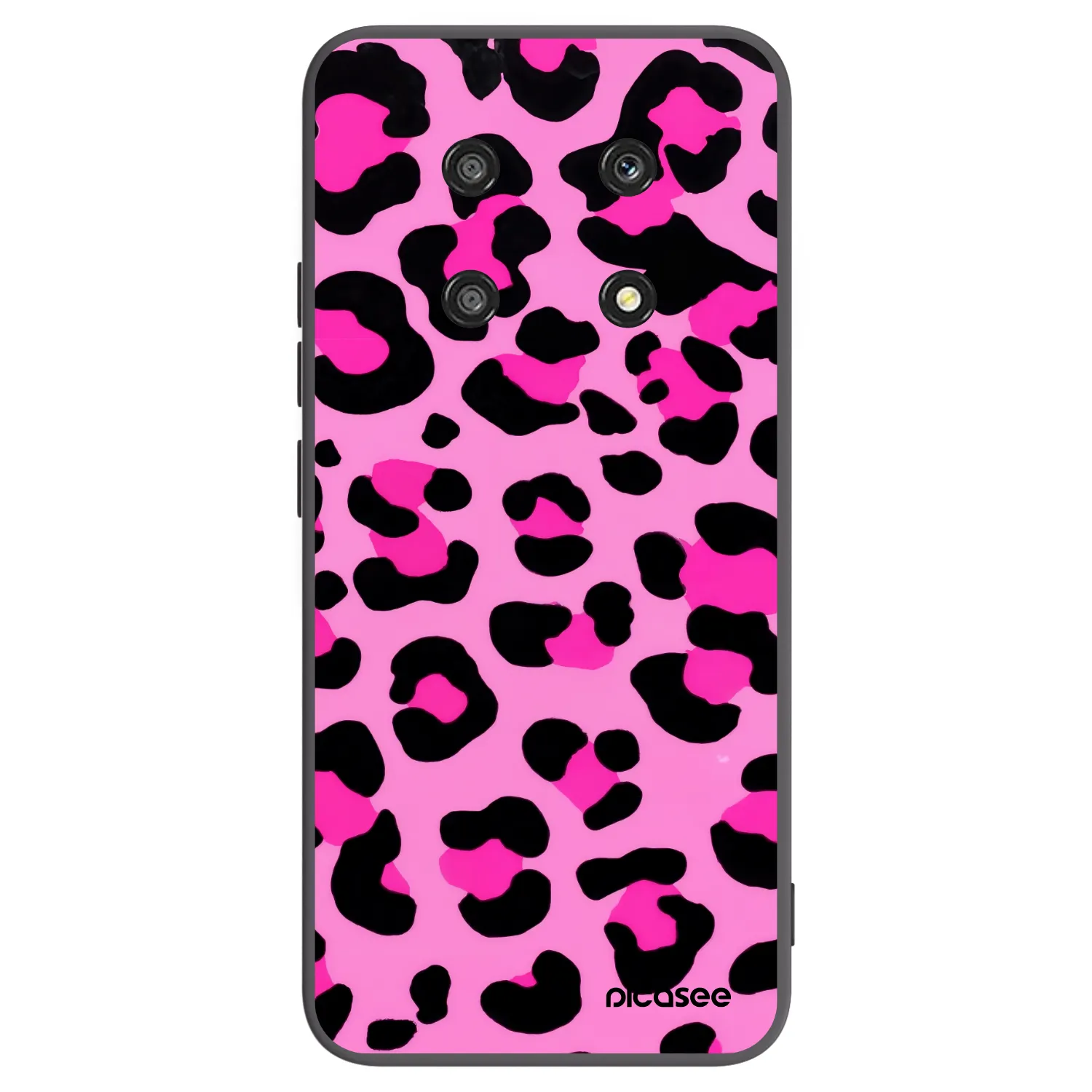 Picasee silikonový černý obal pro Honor Magic4 Lite 5G - Pink Tiger