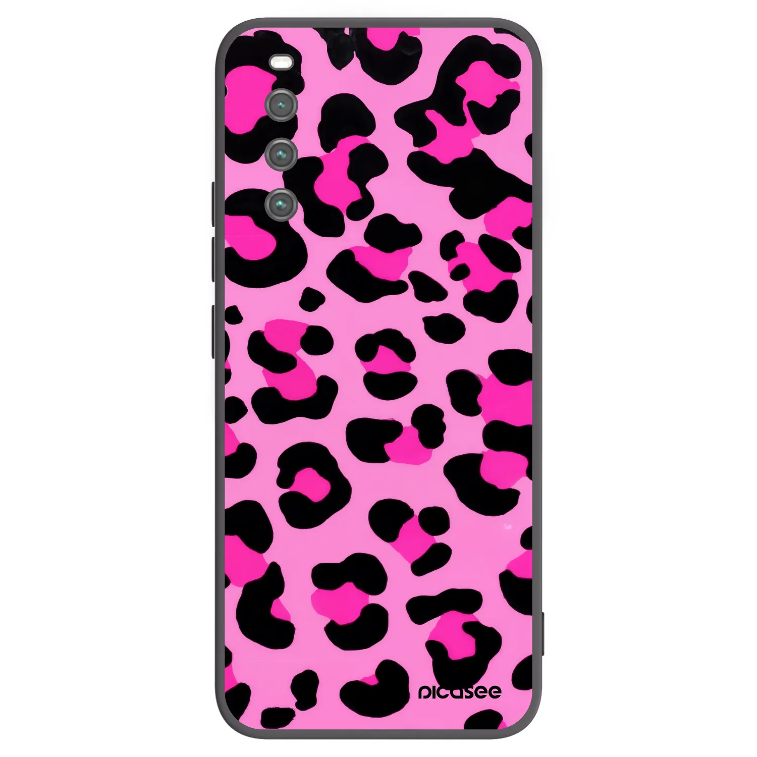 Picasee silikonový černý obal pro Sony Xperia 10 IV 5G - Pink Tiger