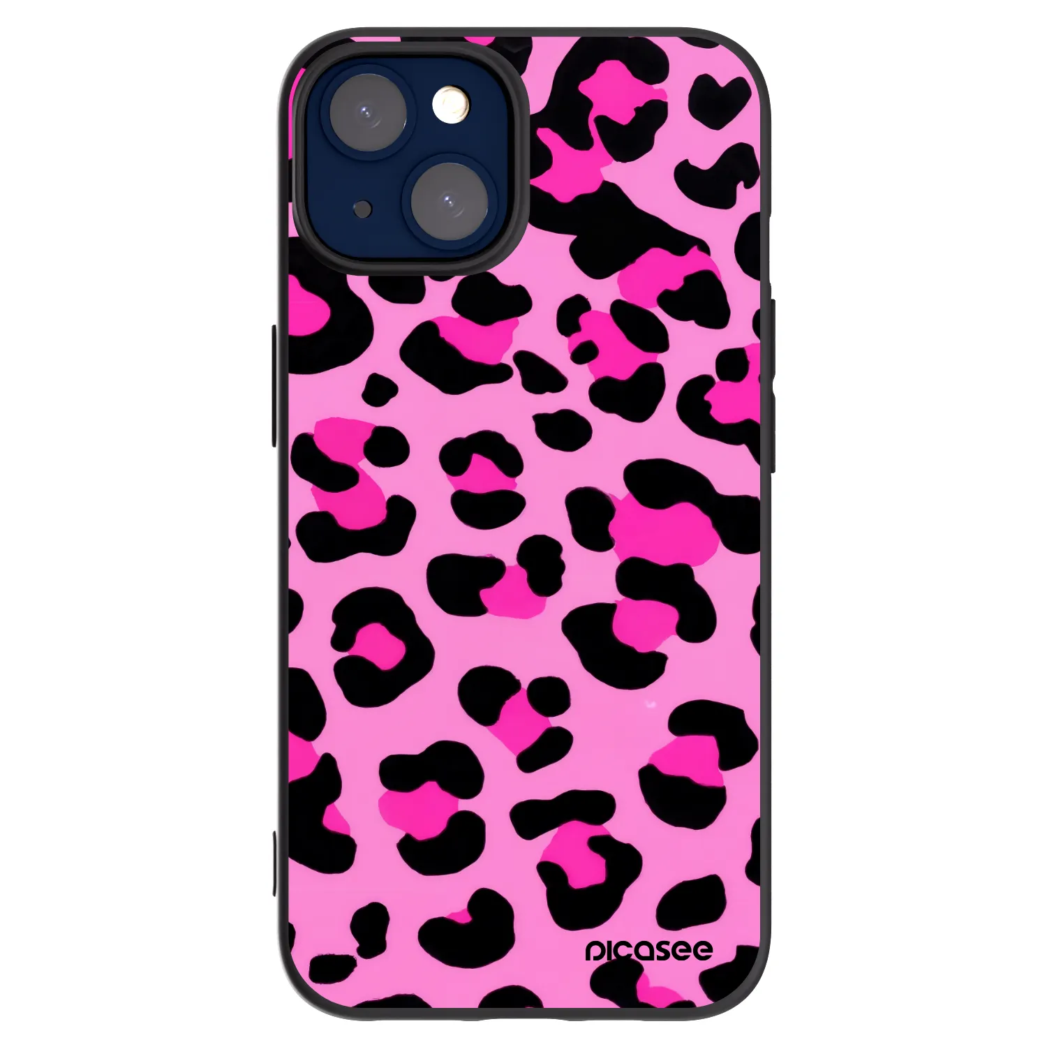 Picasee silikonový černý obal pro Apple iPhone 14 - Pink Tiger