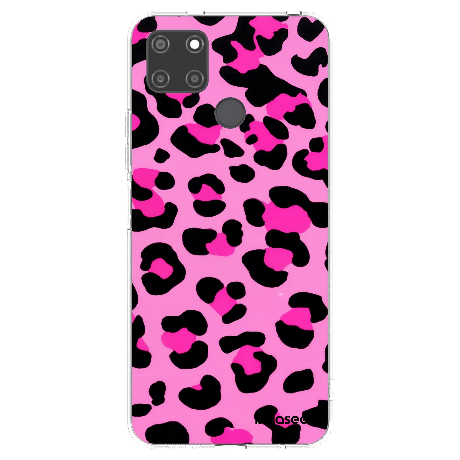 Picasee silikonový průhledný obal pro Realme C21Y - Pink Tiger