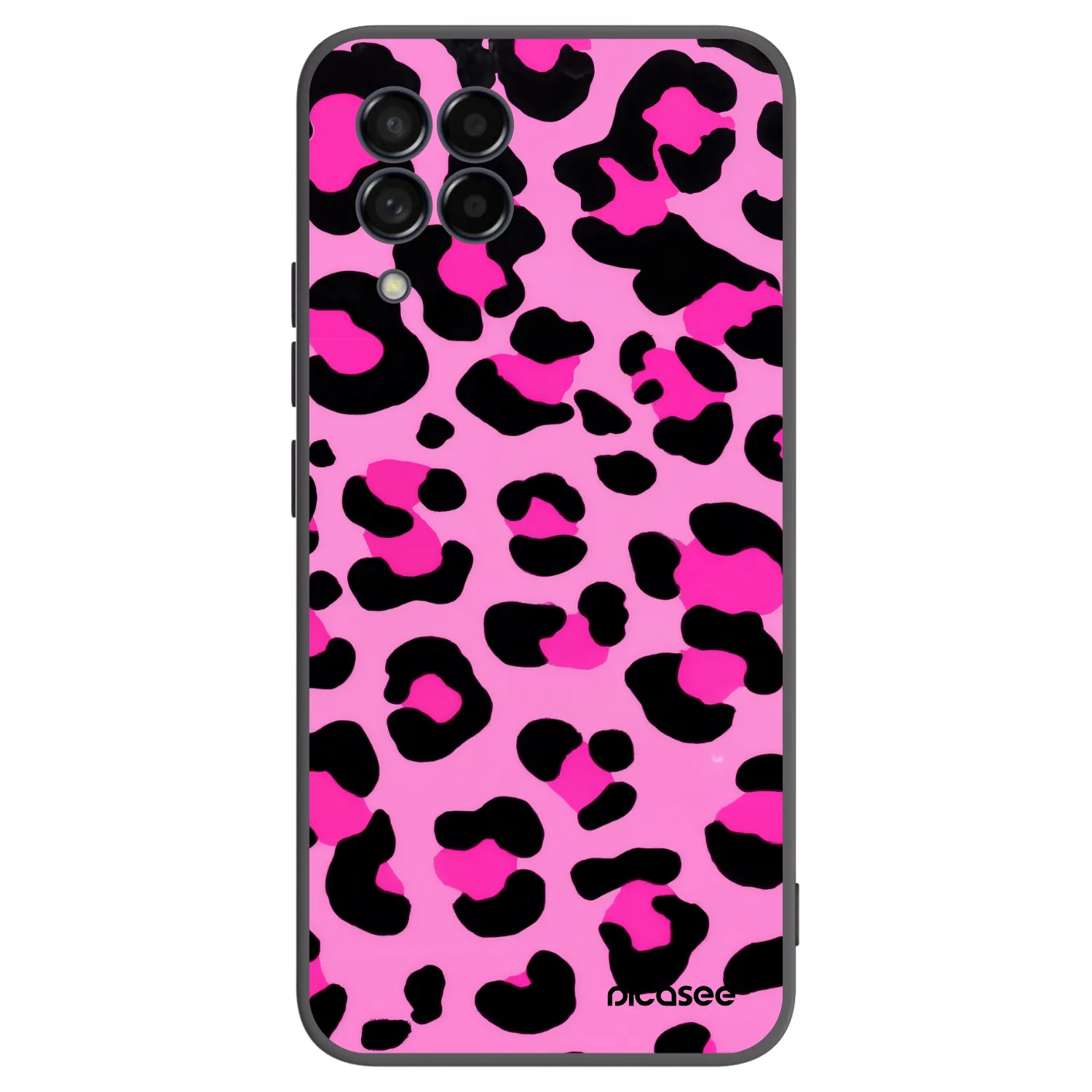 Picasee silikonový černý obal pro Samsung Galaxy M53 5G - Pink Tiger