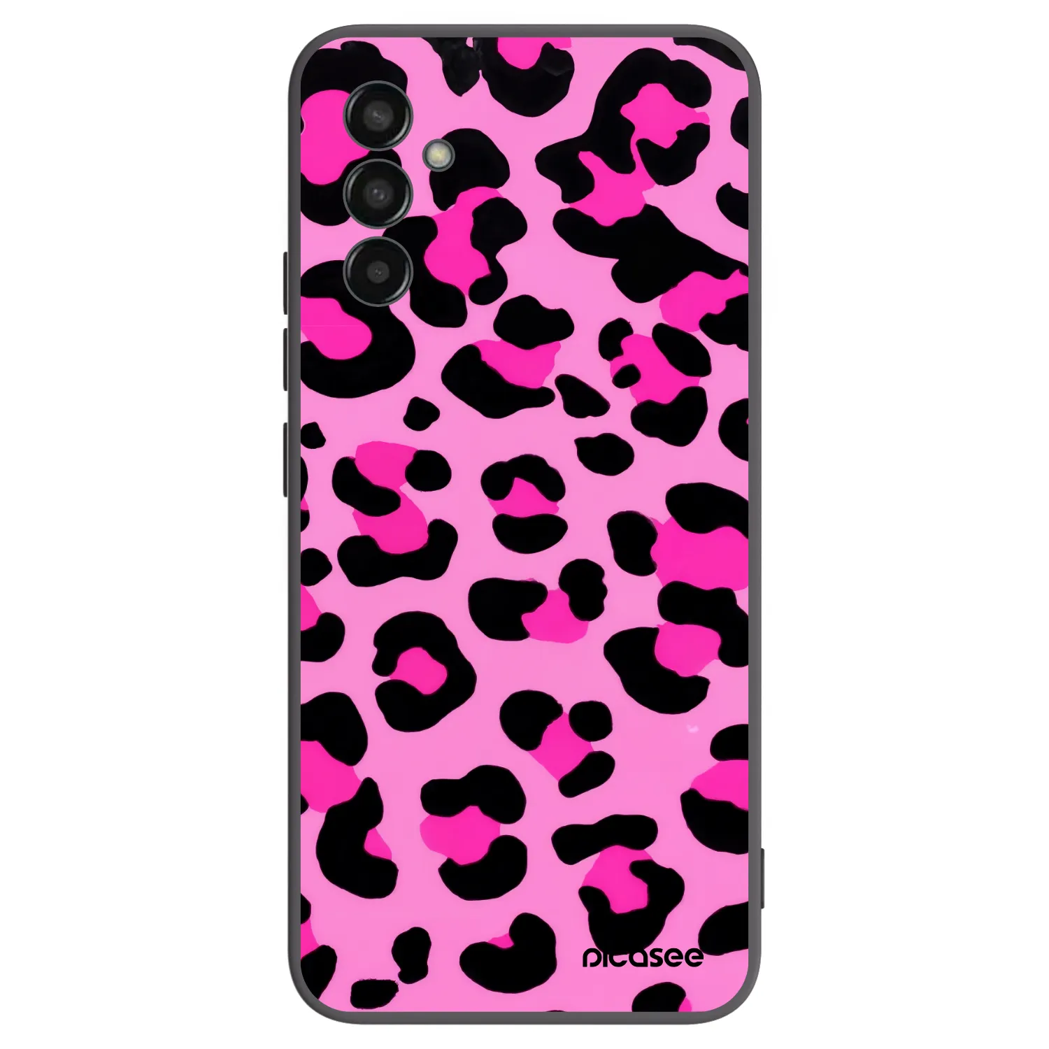 Picasee silikonový černý obal pro Samsung Galaxy M13 M135F - Pink Tiger