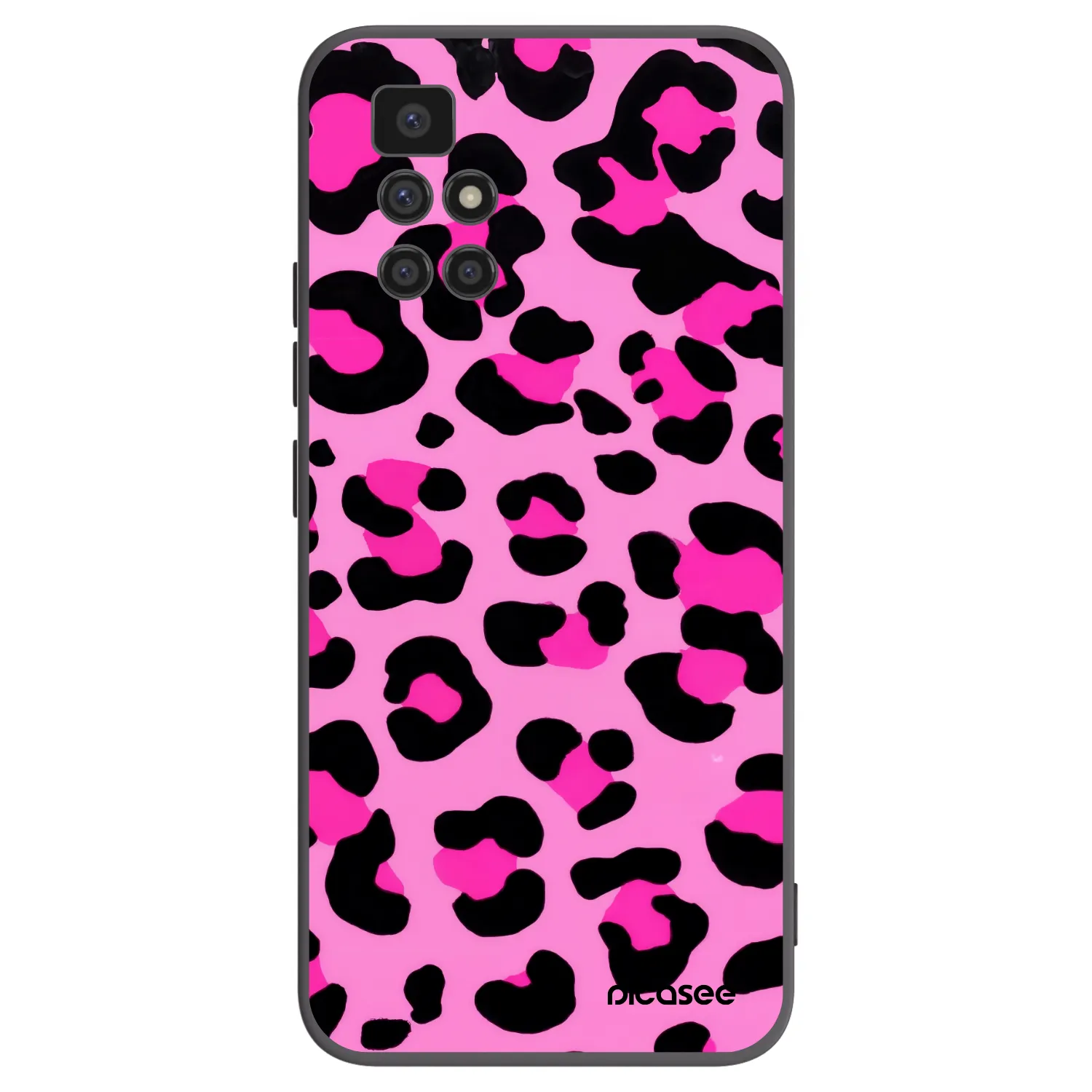 Picasee silikonový černý obal pro Xiaomi Redmi 10 (2022) - Pink Tiger