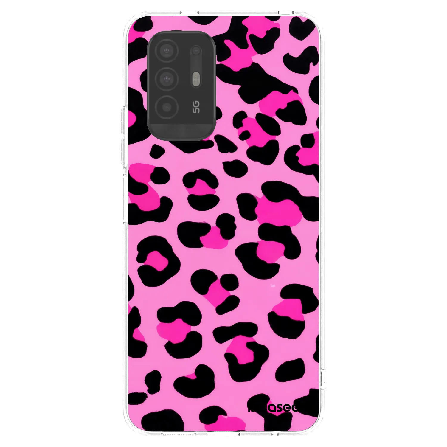 Picasee silikonový průhledný obal pro OPPO A94 5G - Pink Tiger
