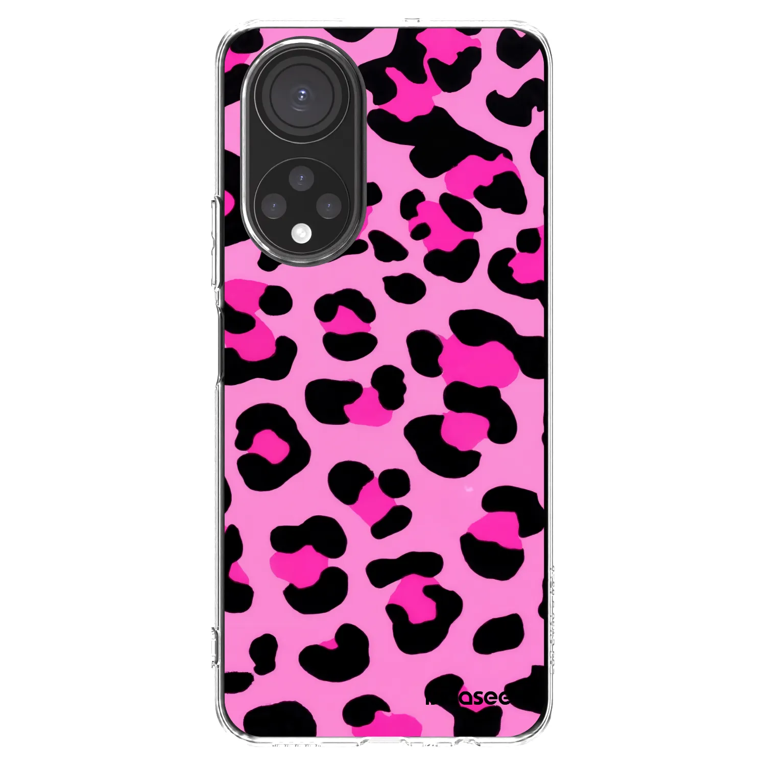 Picasee silikonový průhledný obal pro Honor X7 - Pink Tiger