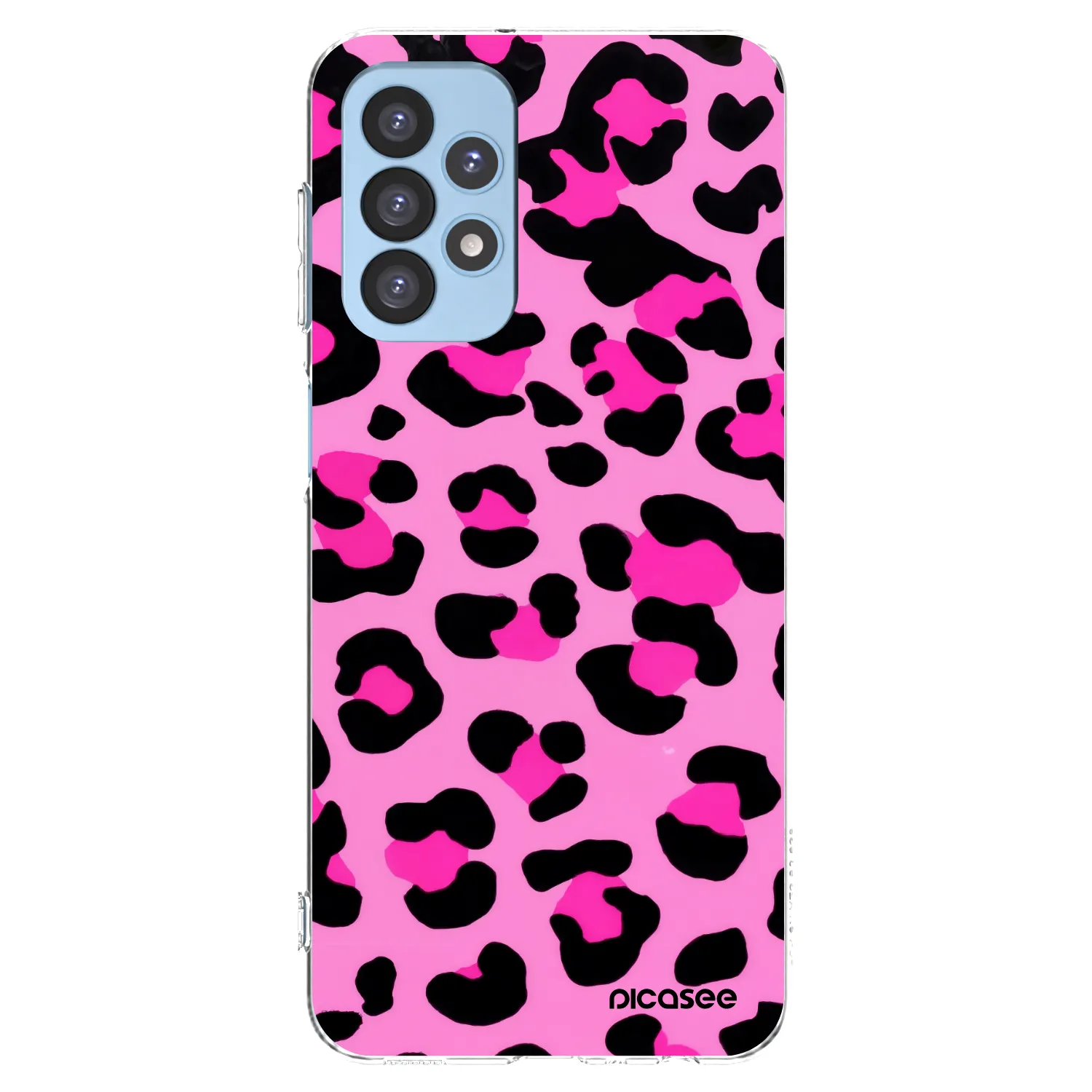 Picasee silikonový průhledný obal pro Samsung Galaxy A23 A235F 4G - Pink Tiger