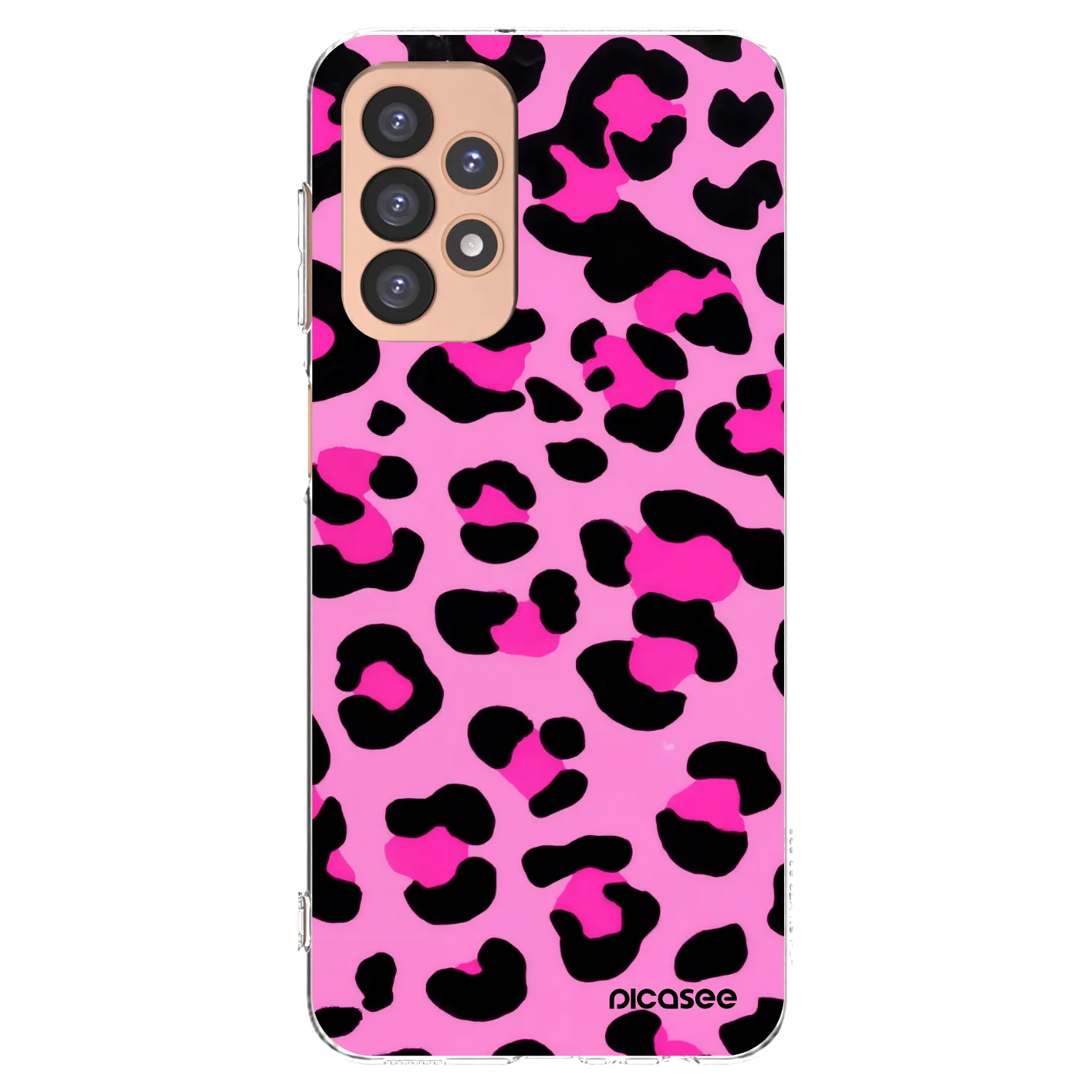 Picasee silikonový průhledný obal pro Samsung Galaxy A23 A236B 5G - Pink Tiger