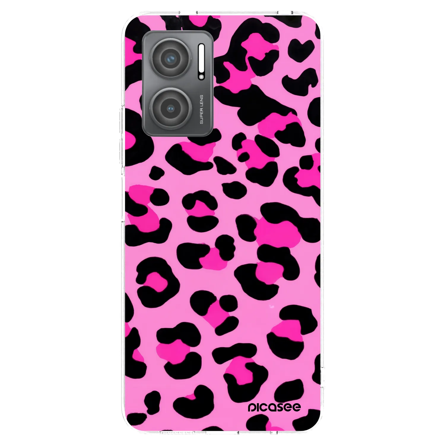 Picasee silikonový průhledný obal pro Xiaomi Redmi 10 5G - Pink Tiger