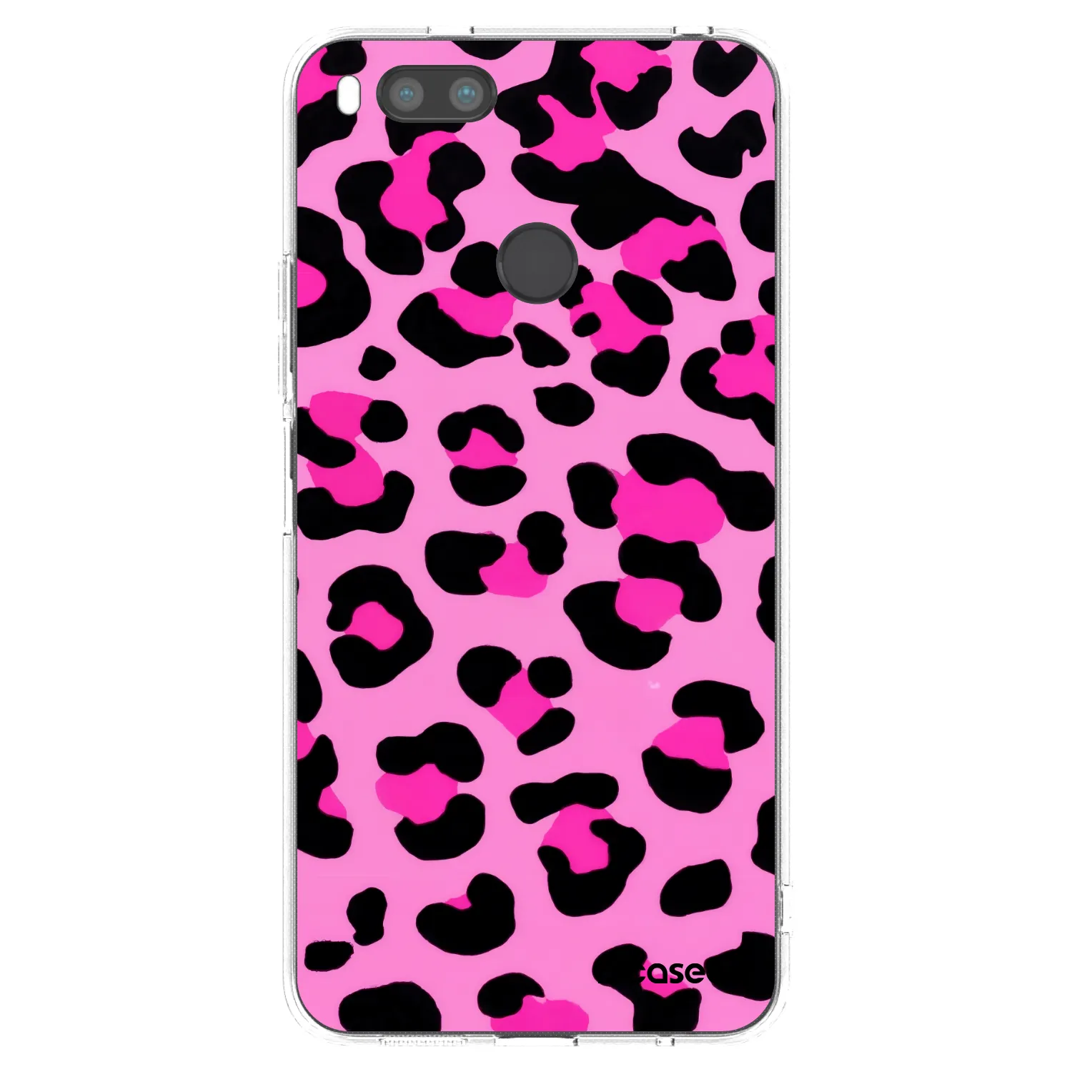 Picasee silikonový průhledný obal pro Xiaomi Redmi A1 - Pink Tiger