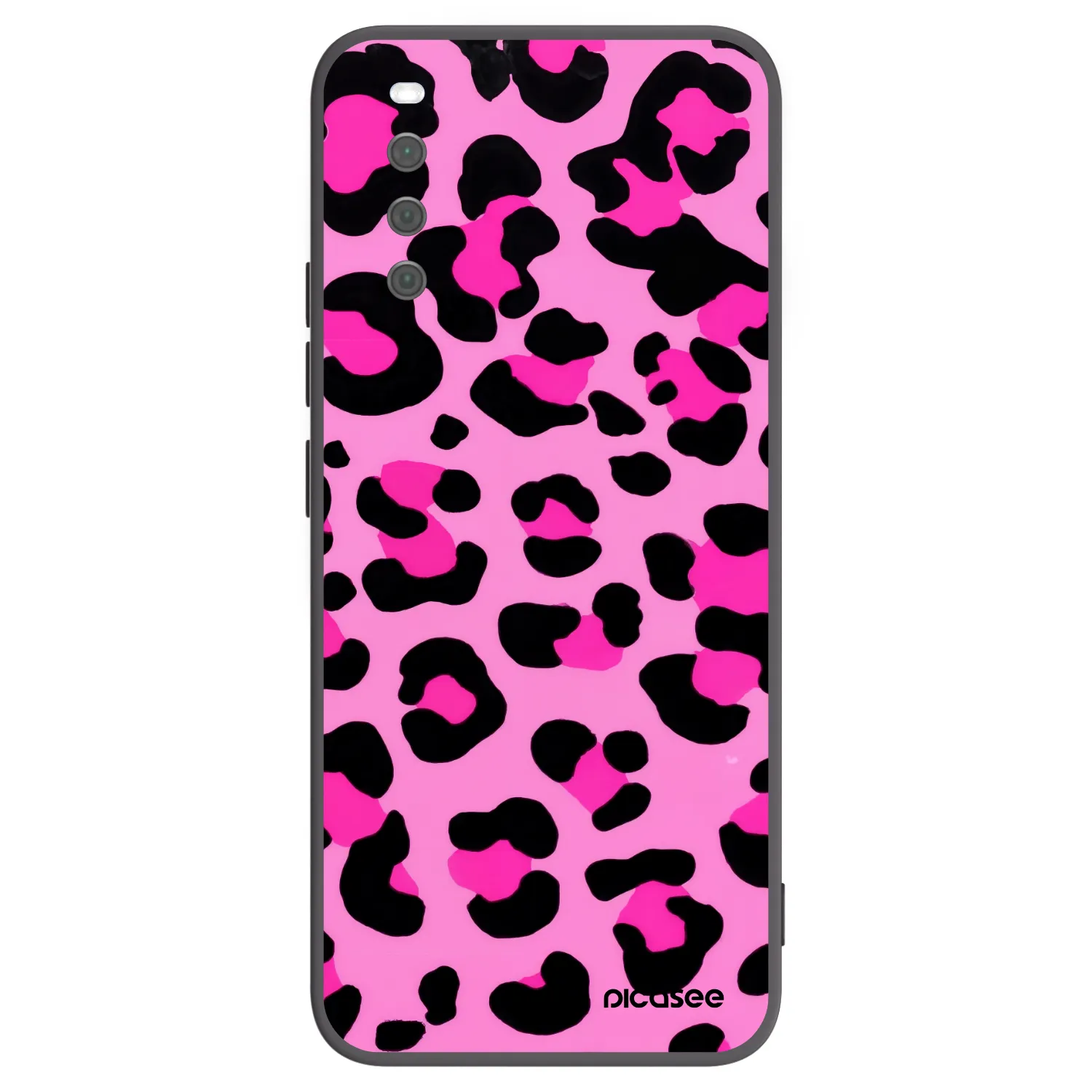 Picasee silikonový černý obal pro Sony Xperia 10 III - Pink Tiger