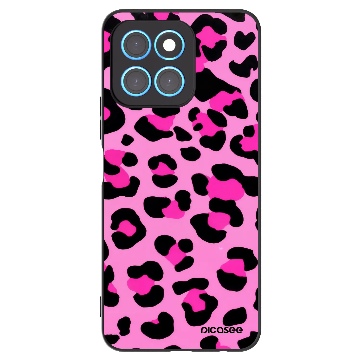 Picasee silikonový černý obal pro Honor X6 - Pink Tiger