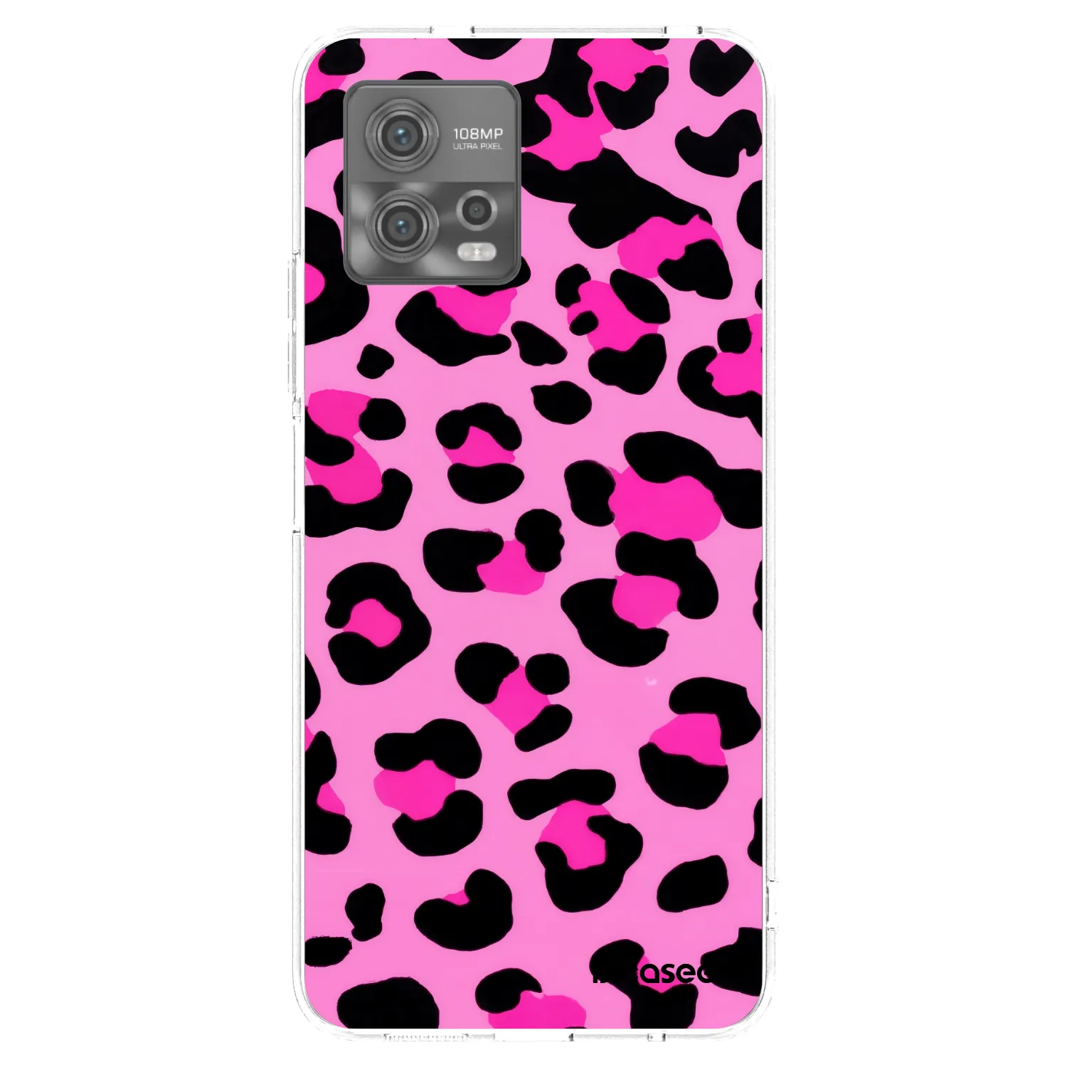 Picasee silikonový průhledný obal pro Motorola Moto G72 - Pink Tiger