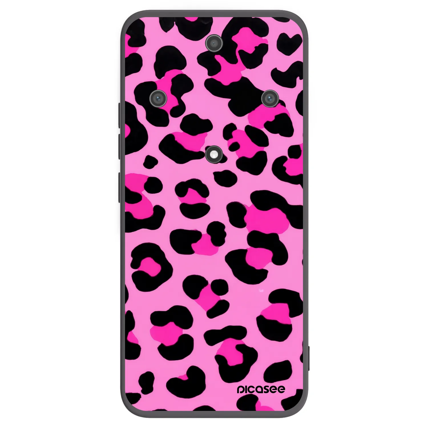 Picasee silikonový černý obal pro Honor Magic5 Lite 5G - Pink Tiger