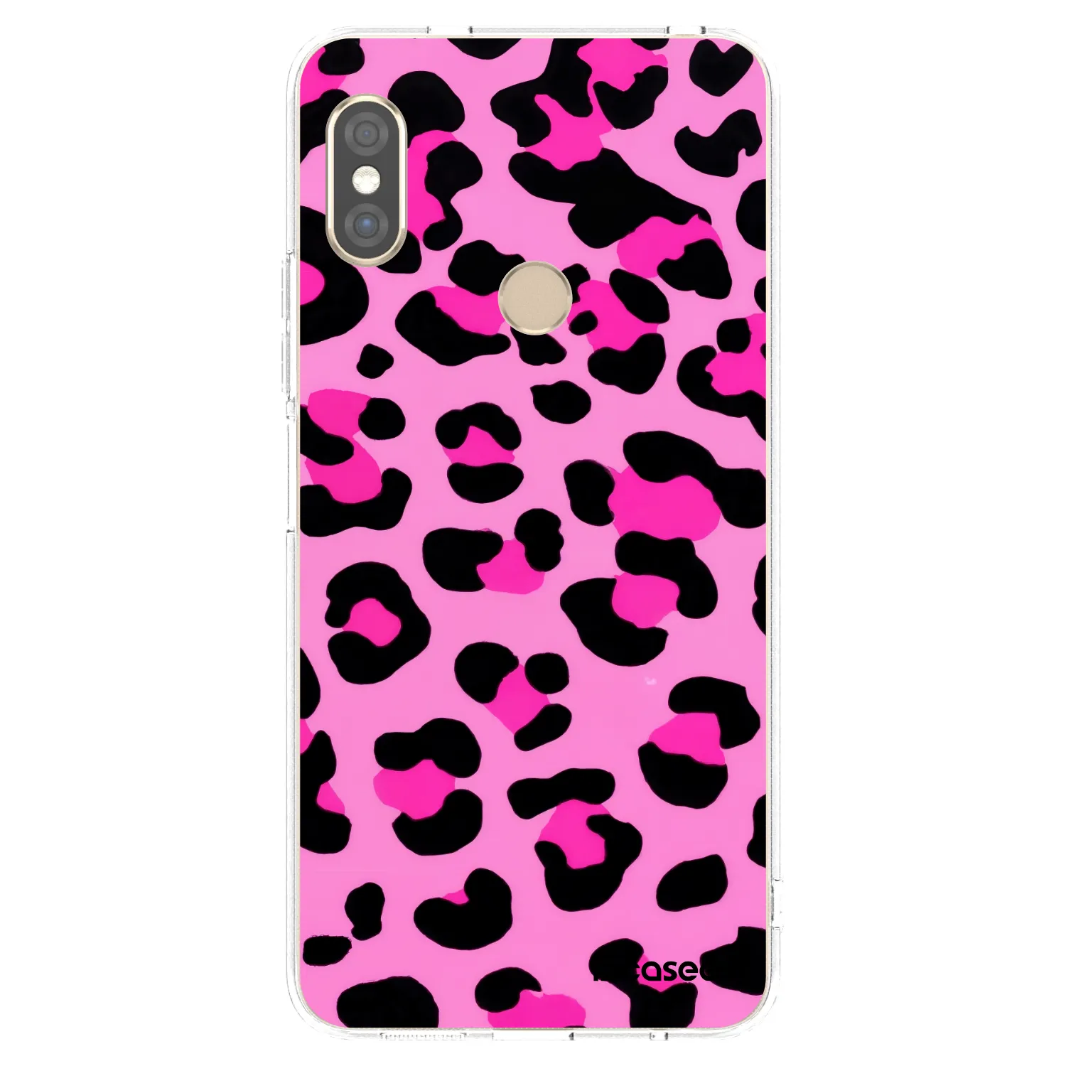 Picasee silikonový průhledný obal pro Xiaomi Redmi Note 5 Global - Pink Tiger