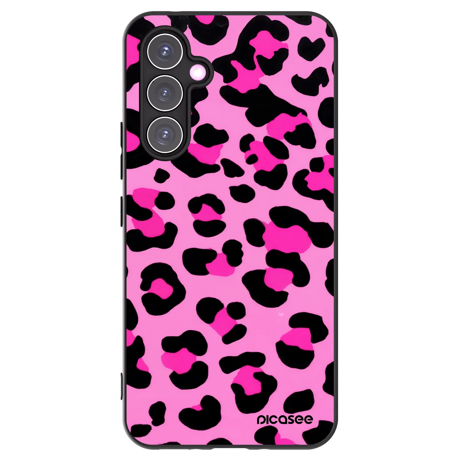 Picasee silikonový černý obal pro Samsung Galaxy A54 5G A546B - Pink Tiger