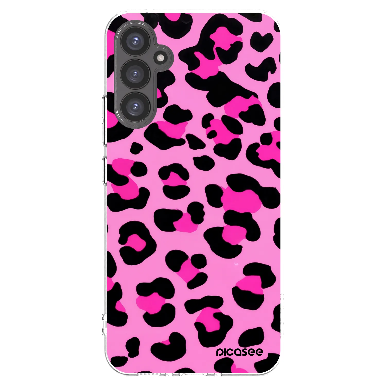 Picasee silikonový průhledný obal pro Samsung Galaxy A34 5G A346B - Pink Tiger