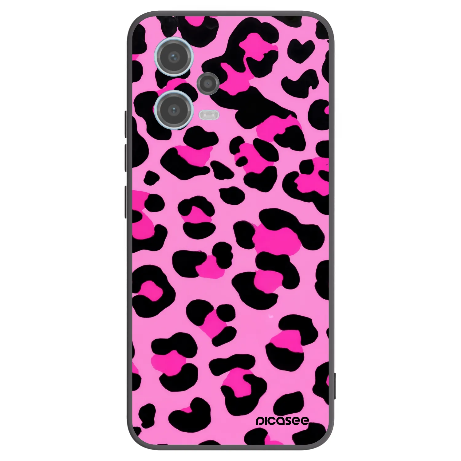 Picasee silikonový černý obal pro Xiaomi Redmi Note 12 5G - Pink Tiger