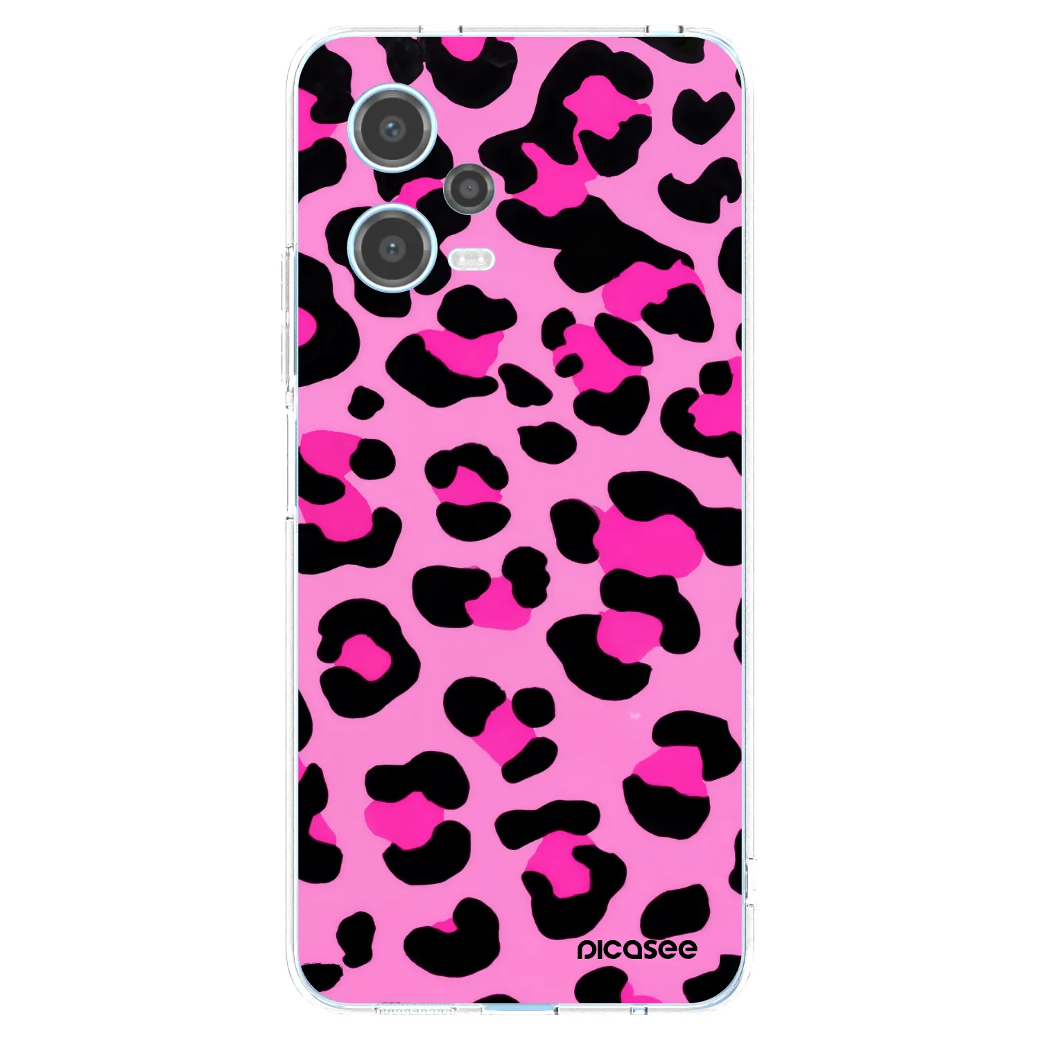 Picasee silikonový průhledný obal pro Xiaomi Redmi Note 12 5G - Pink Tiger