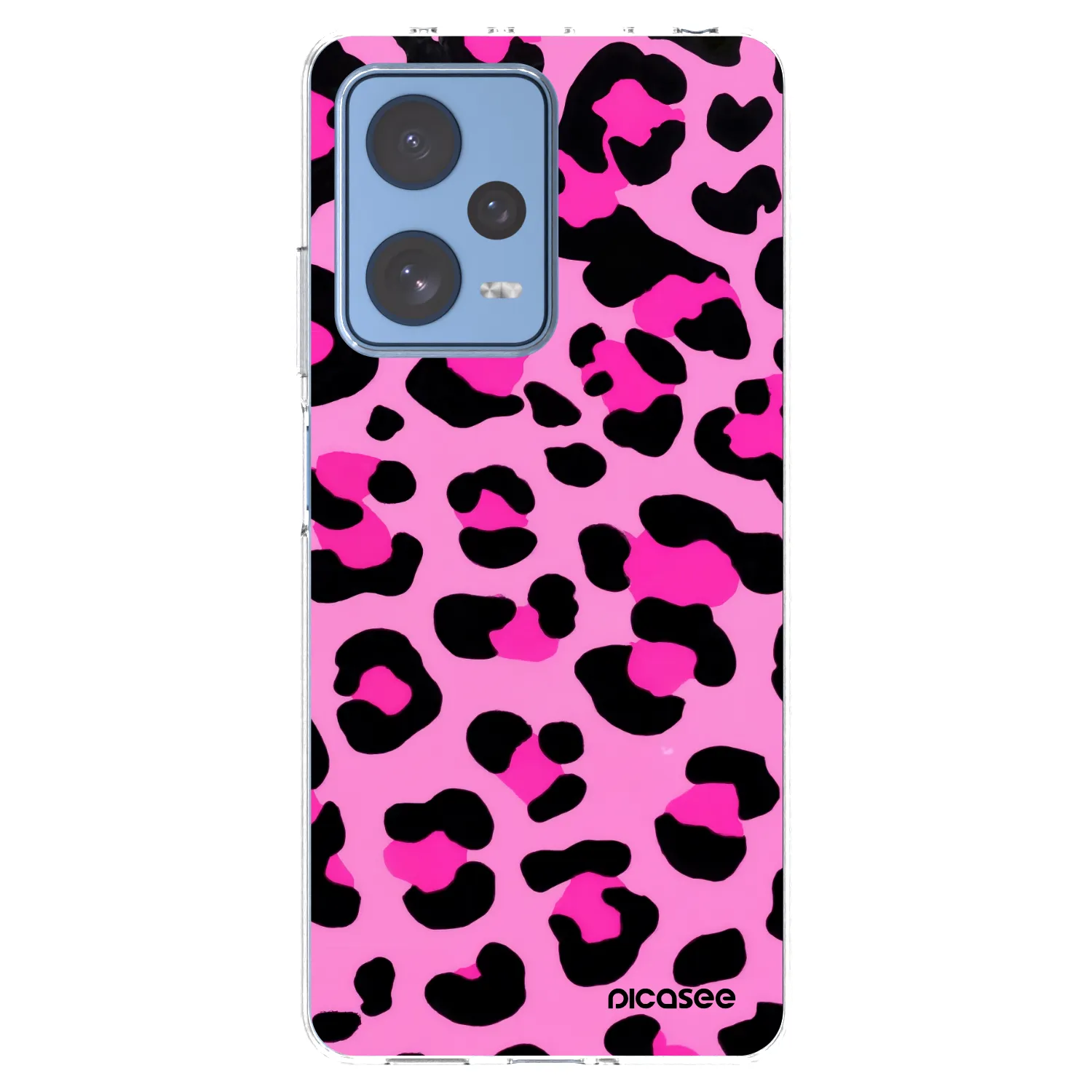Picasee silikonový průhledný obal pro Xiaomi Redmi Note 12 Pro 5G - Pink Tiger