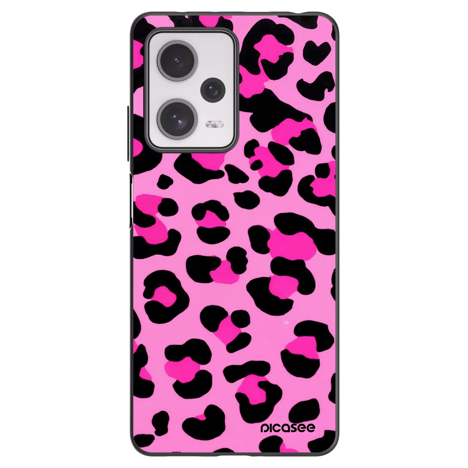 Picasee silikonový černý obal pro Xiaomi Redmi Note 12 Pro+ 5G - Pink Tiger