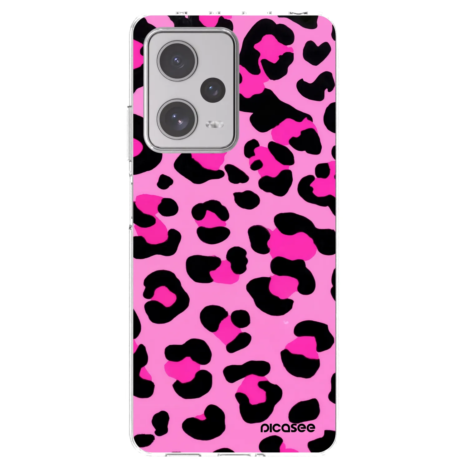 Picasee silikonový průhledný obal pro Xiaomi Redmi Note 12 Pro+ 5G - Pink Tiger