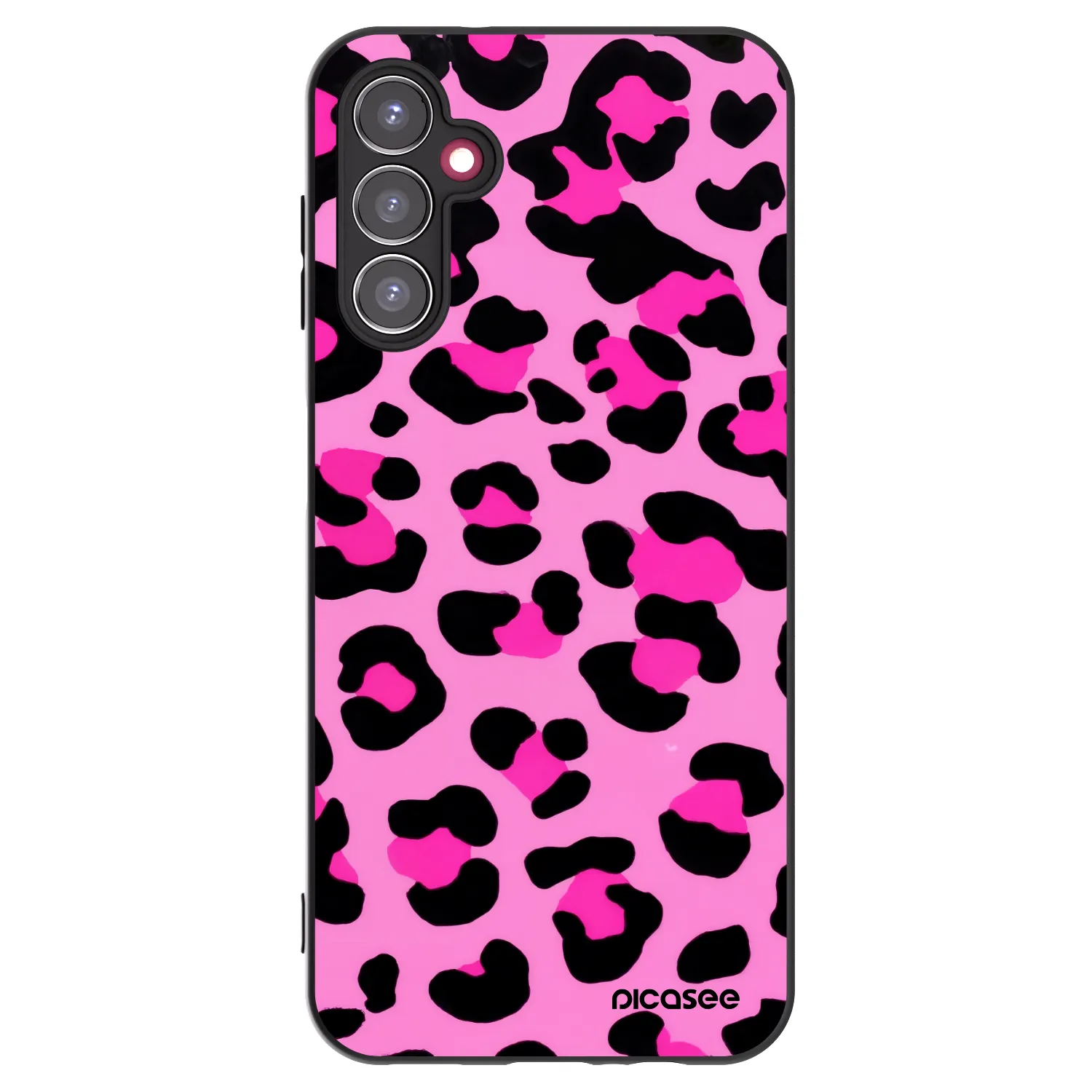 Picasee silikonový černý obal pro Samsung Galaxy A14 5G A146P - Pink Tiger