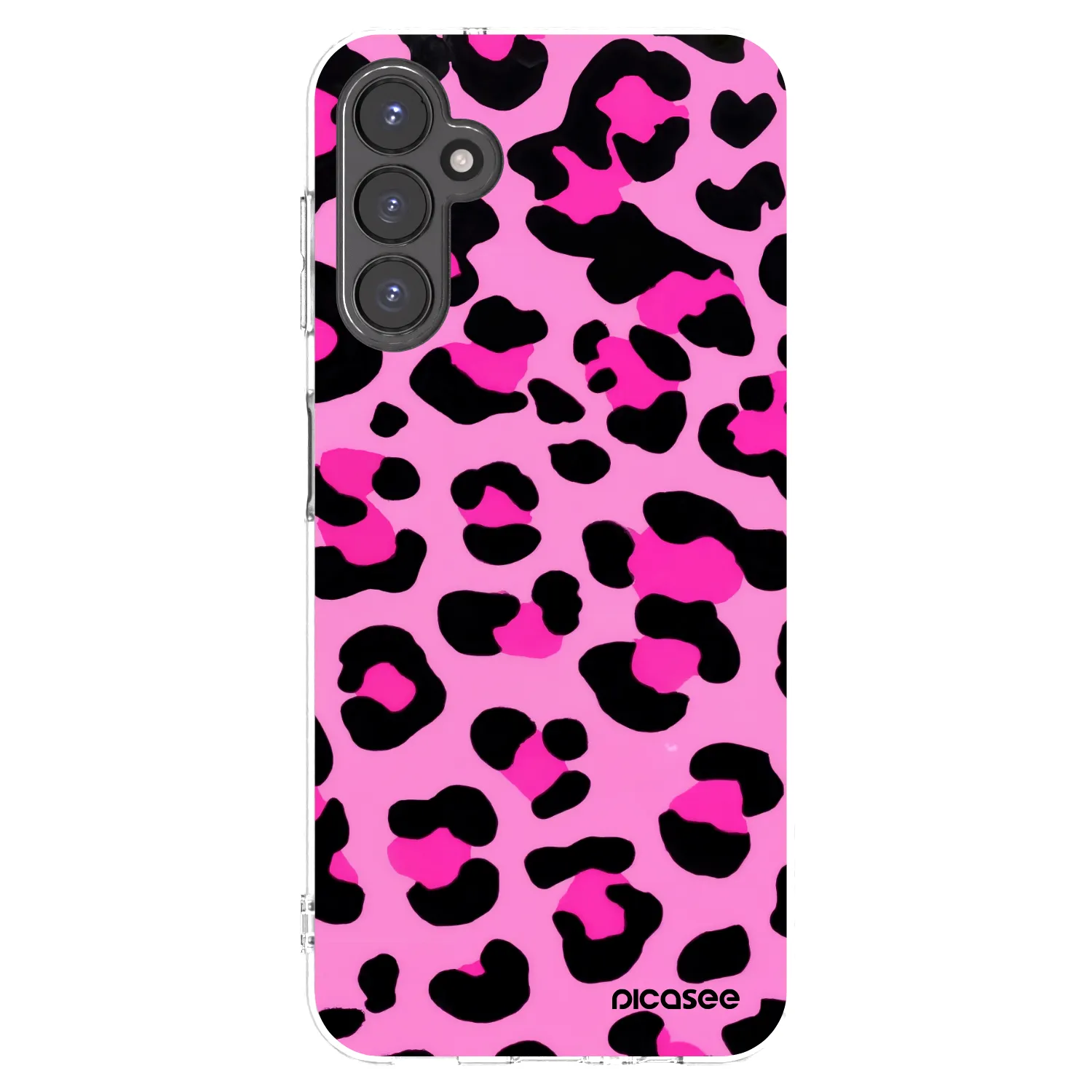 Picasee silikonový průhledný obal pro Samsung Galaxy A14 5G A146P - Pink Tiger