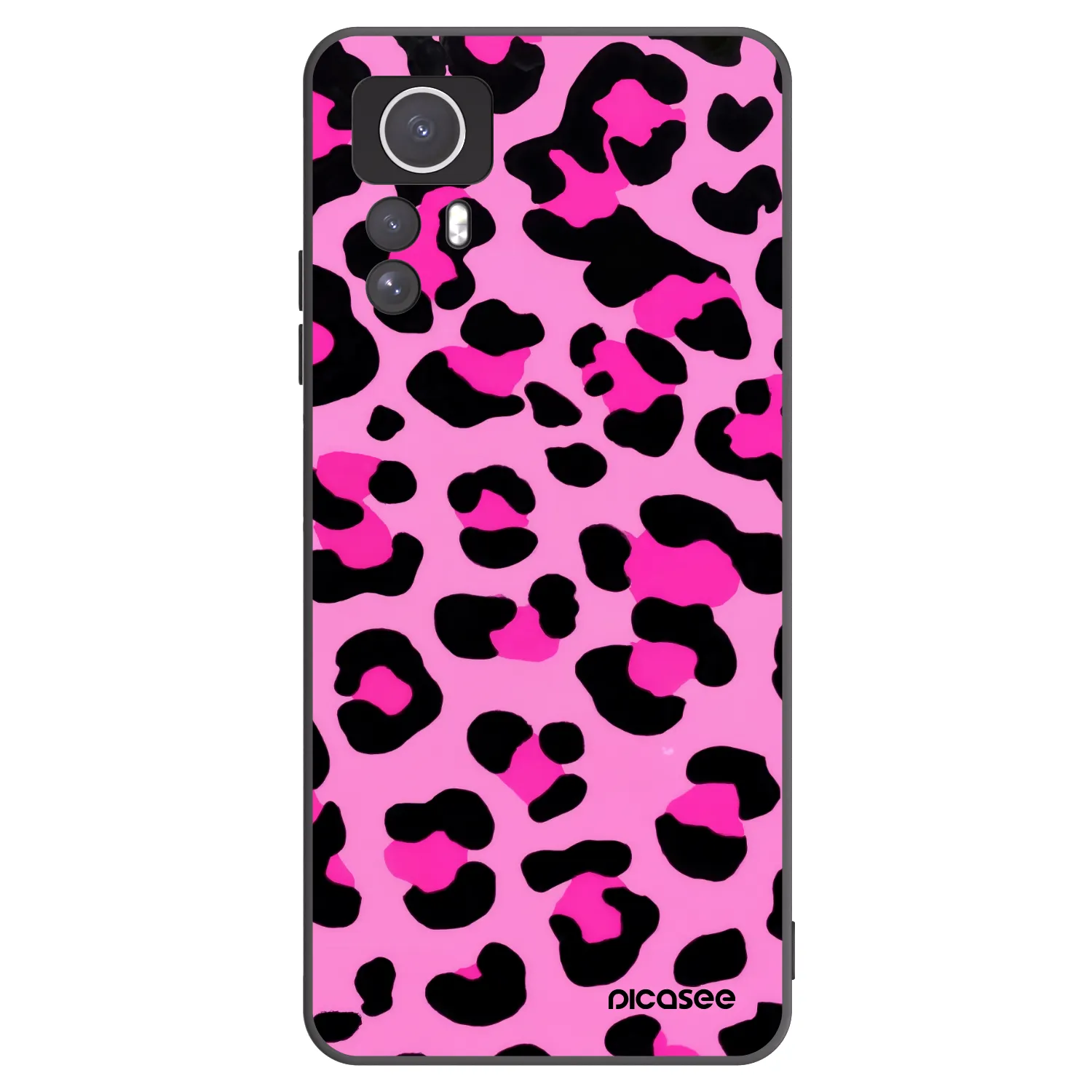 Picasee silikonový černý obal pro Xiaomi Redmi Note 12S - Pink Tiger
