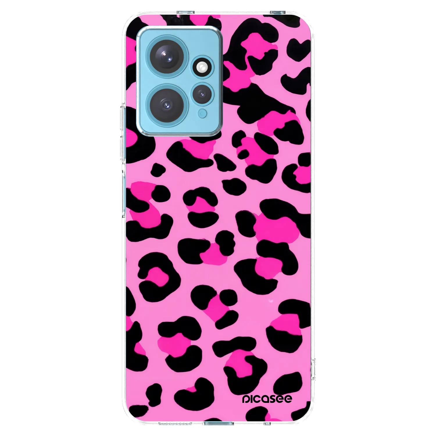 Picasee silikonový průhledný obal pro Xiaomi Redmi Note 12 4G - Pink Tiger