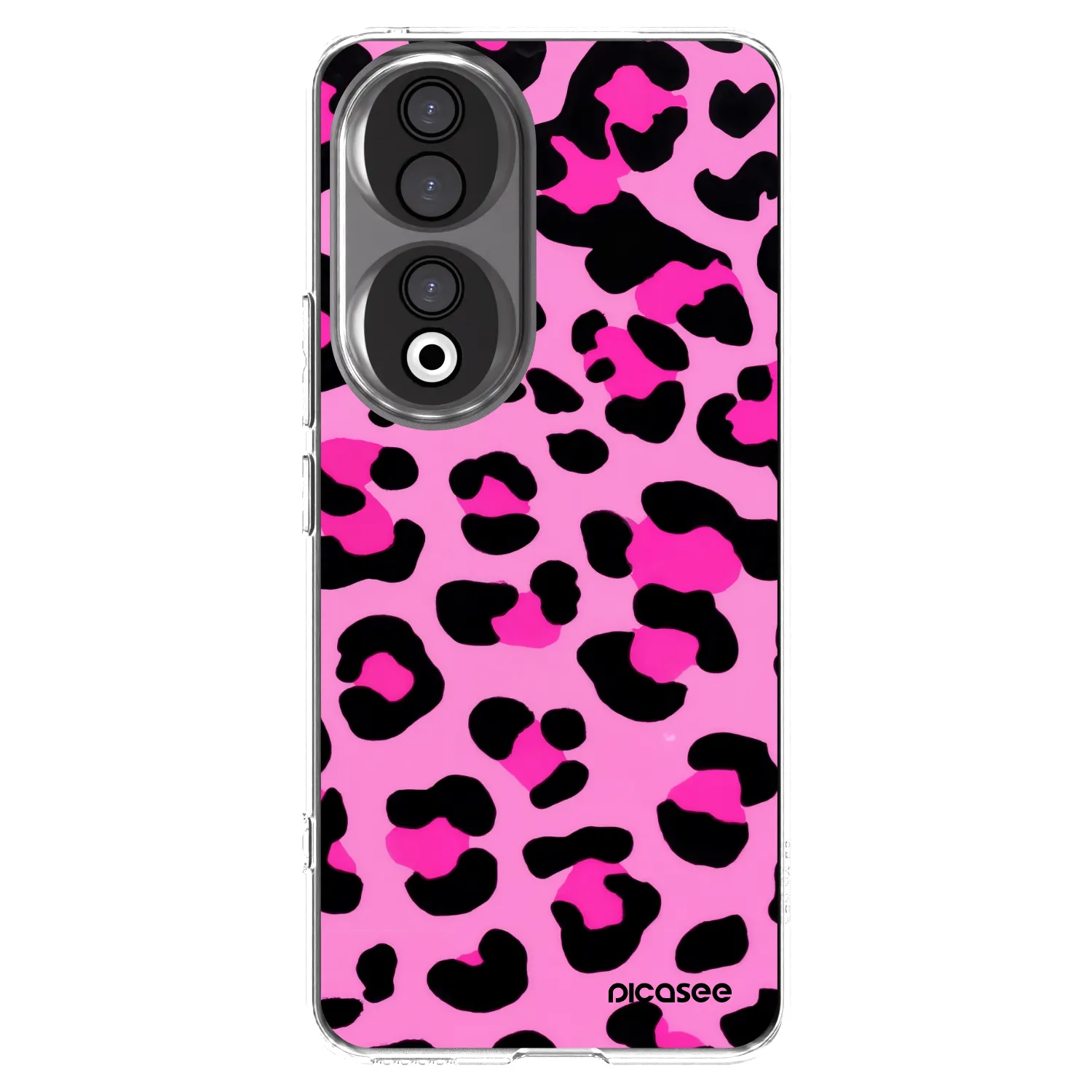 Picasee silikonový průhledný obal pro Honor 90 5G - Pink Tiger