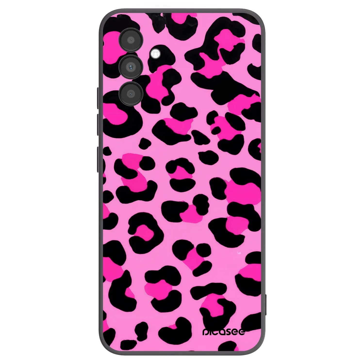 Picasee silikonový černý obal pro Samsung Galaxy A04s A047F - Pink Tiger