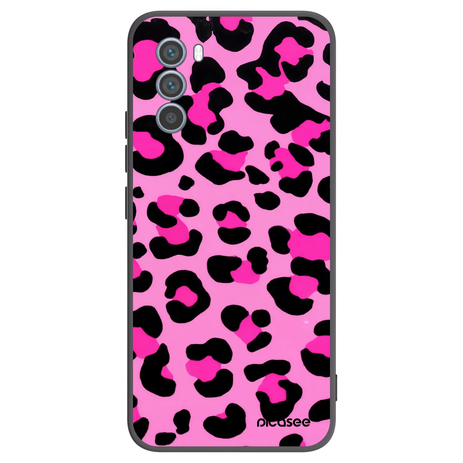Picasee silikonový černý obal pro Motorola Moto G62 - Pink Tiger