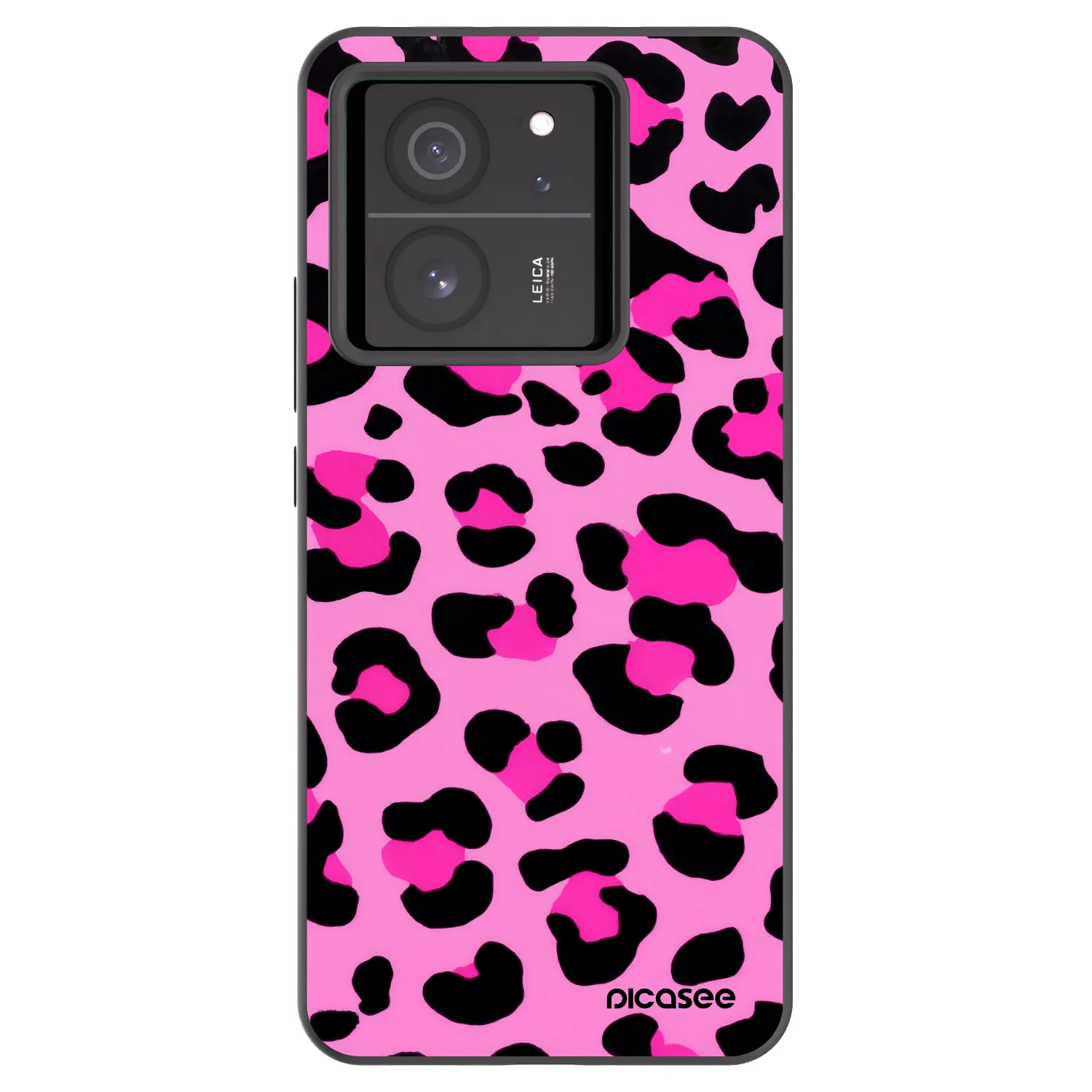 Picasee silikonový černý obal pro Xiaomi 13T Pro - Pink Tiger