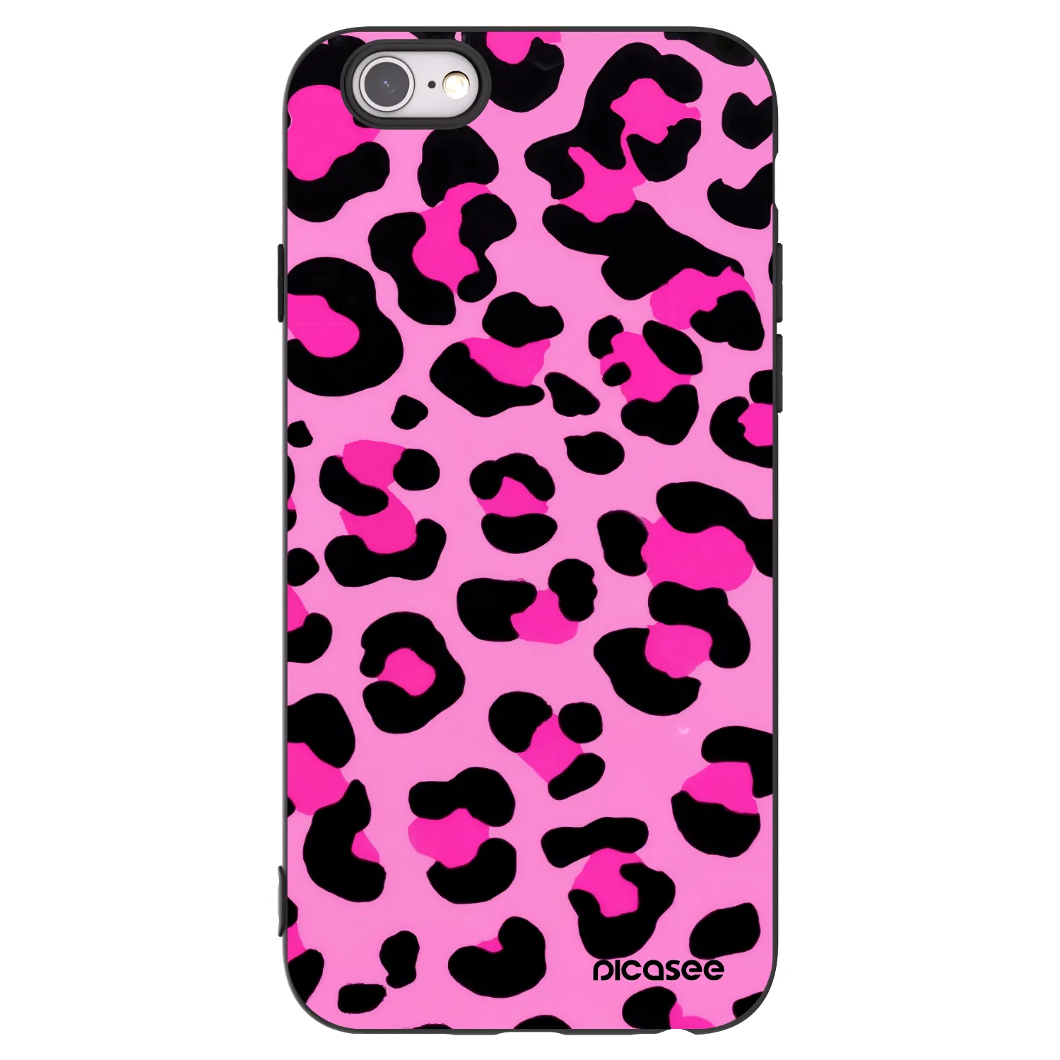 Picasee silikonový černý obal pro Apple iPhone 6/6S - Pink Tiger