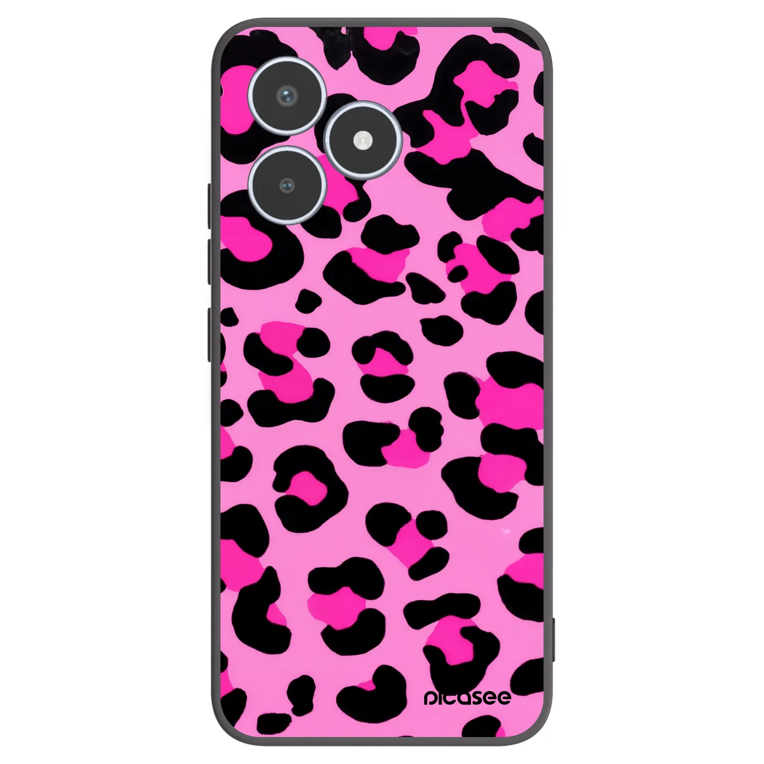 Picasee silikonový černý obal pro Realme C53 - Pink Tiger