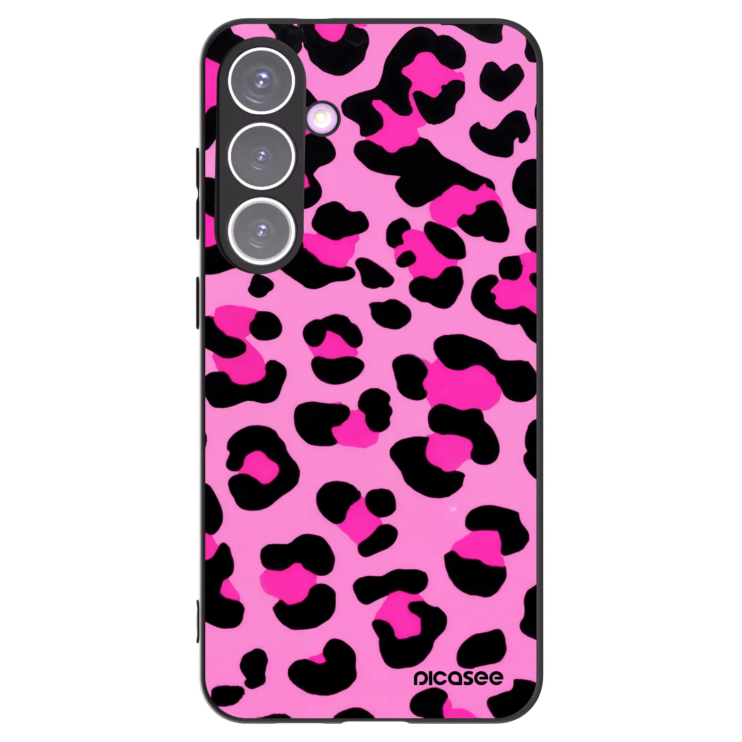 Picasee silikonový černý obal pro Samsung Galaxy S24+ S926B 5G - Pink Tiger